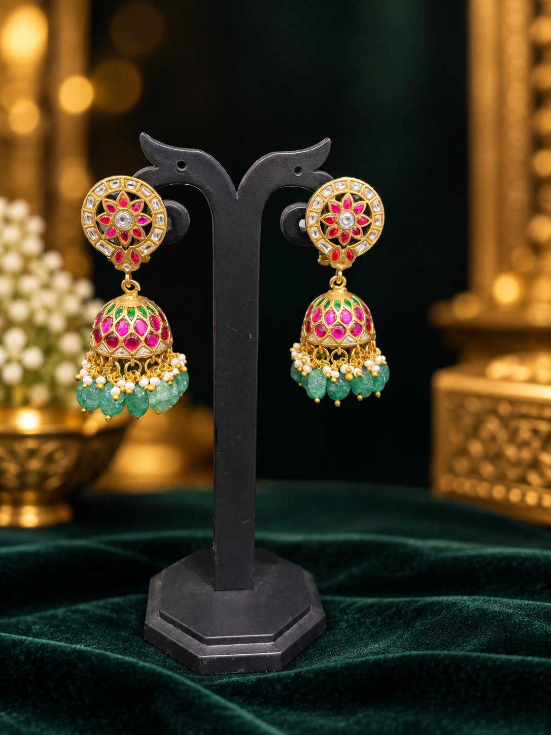 Kundan earring