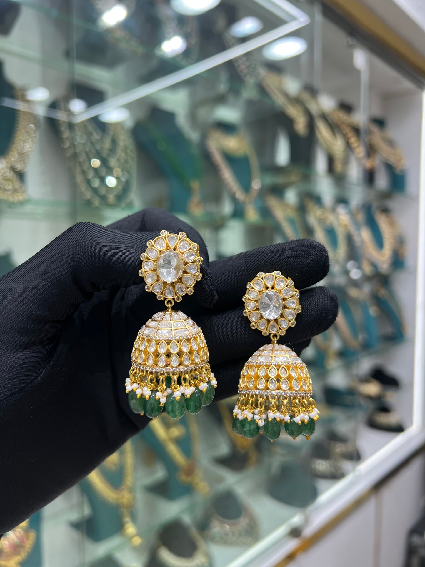 Mossonite earring