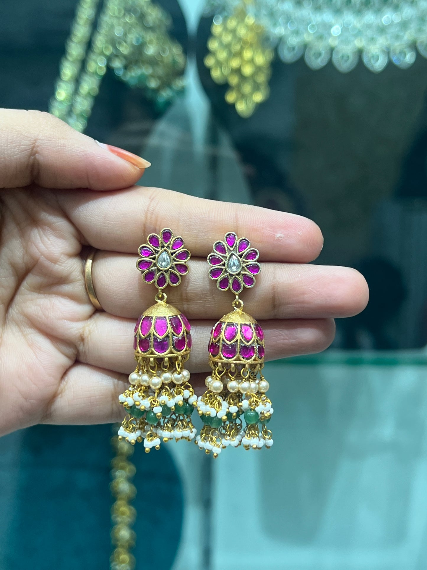 KUNDAN EARRINGS