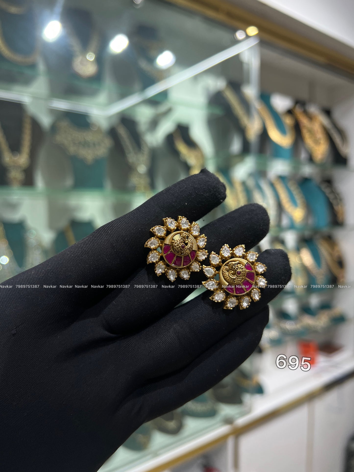 Kundan earring