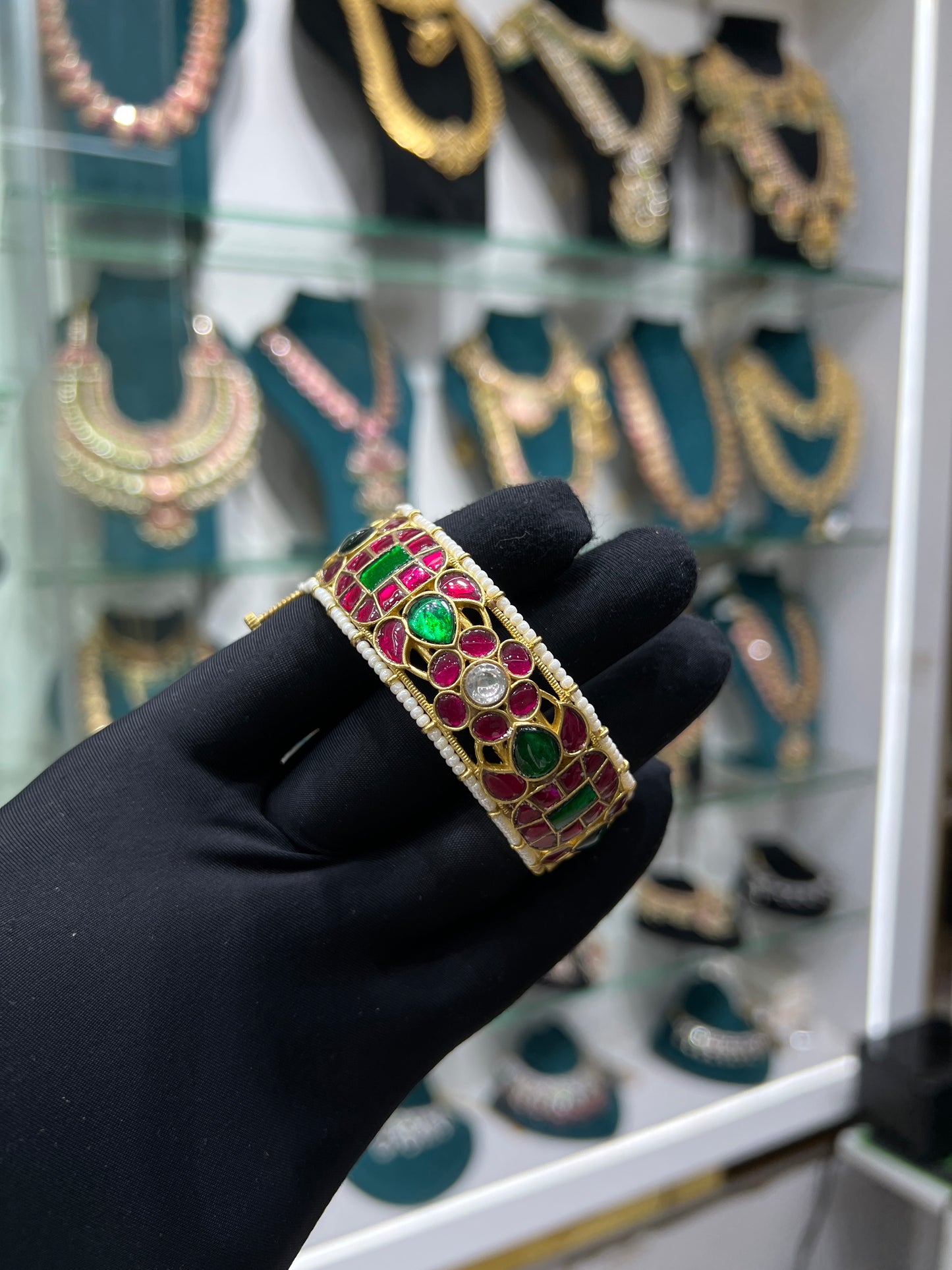 Kundan bangle