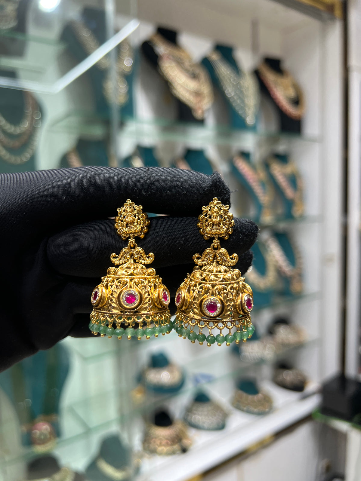 Kundan Nagshi earring