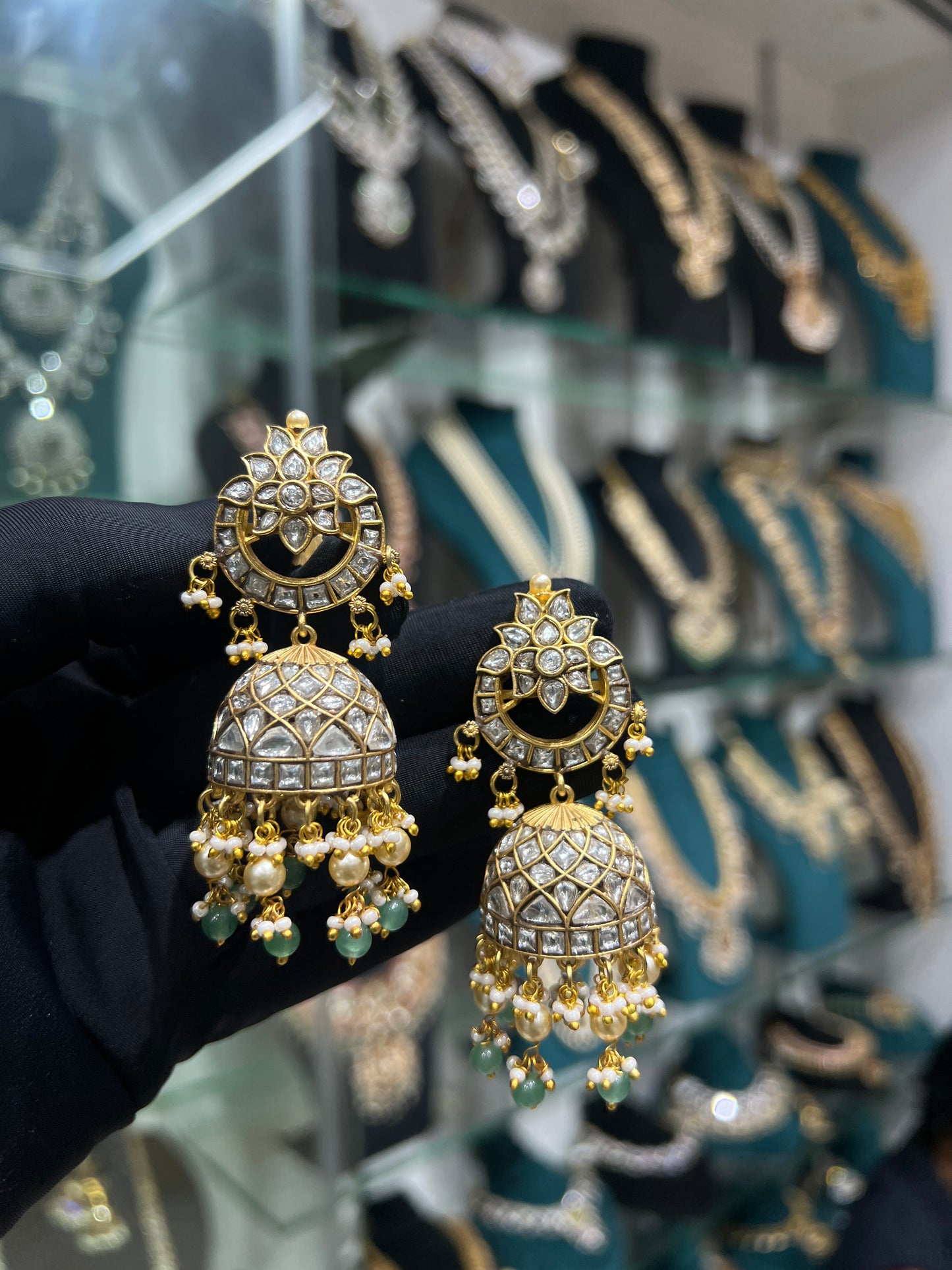 Kundan earrings