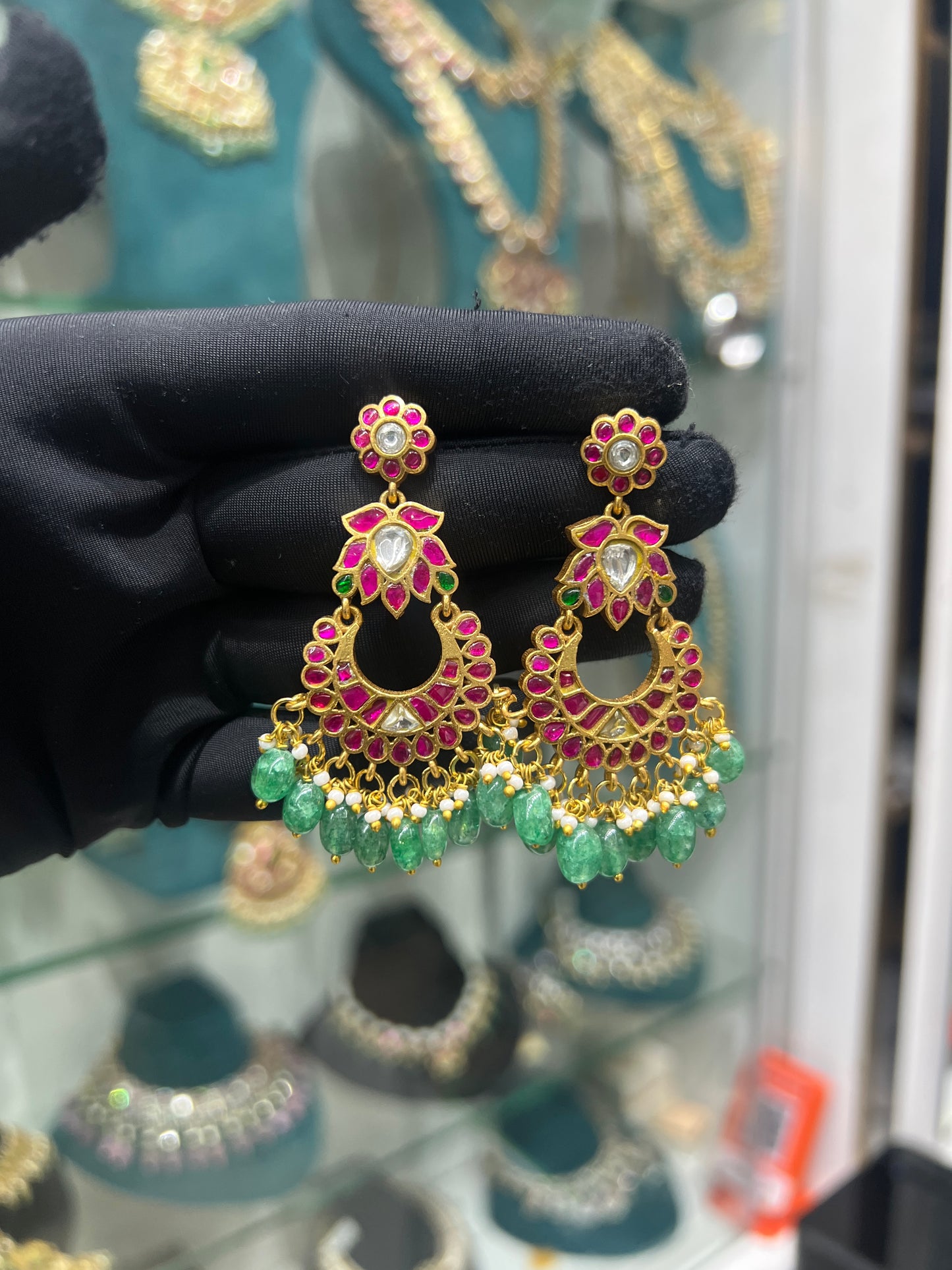 Kundan earrings