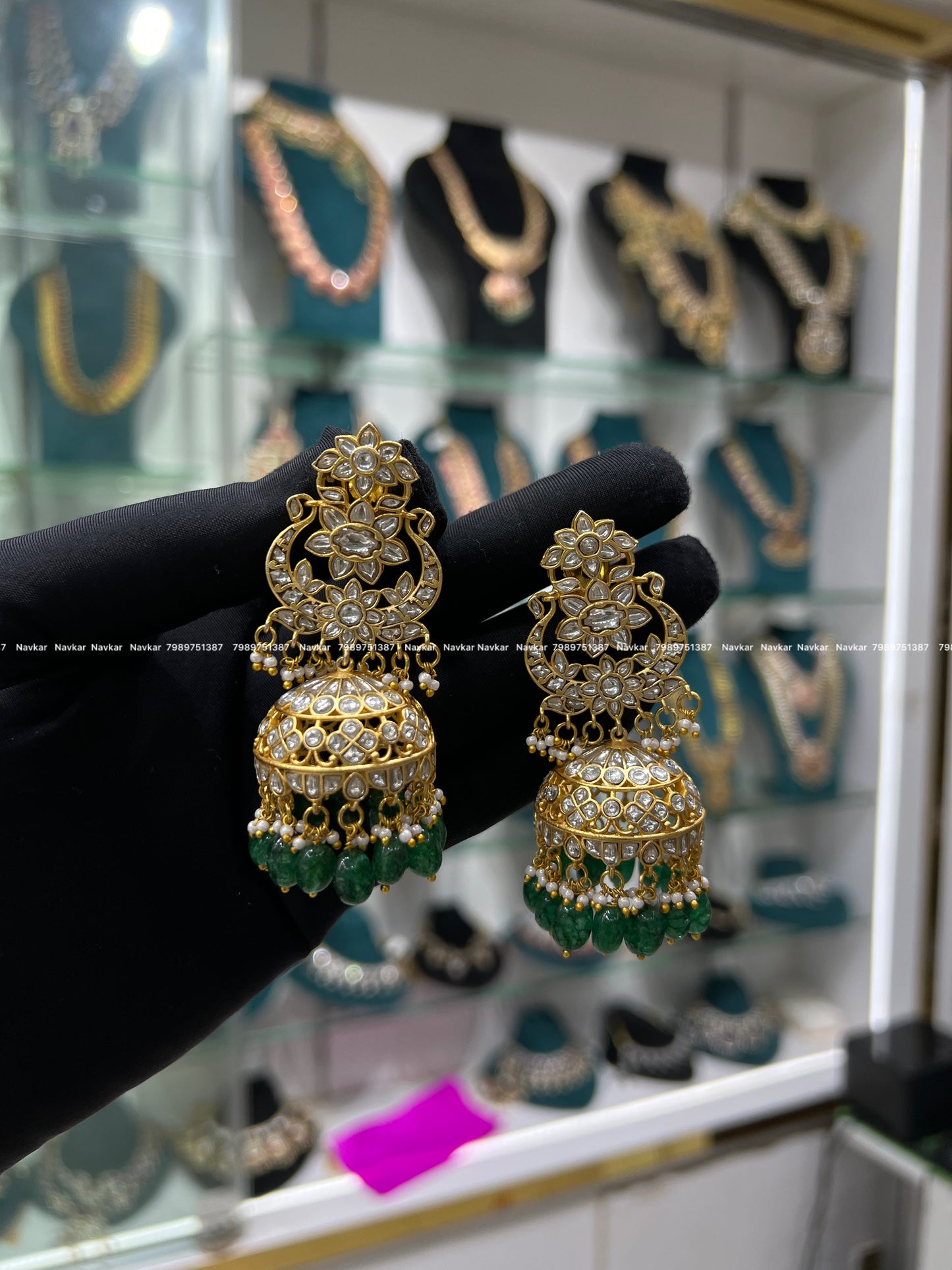 Kundan earring