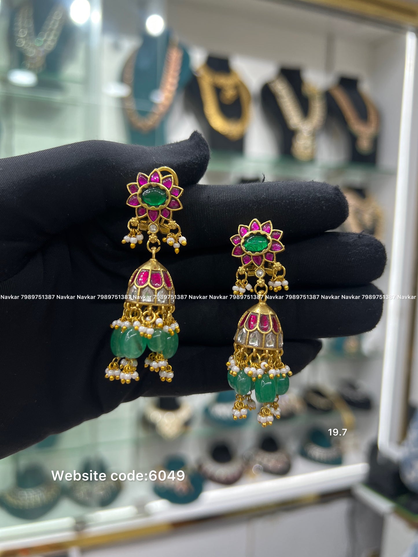 Kundan earring