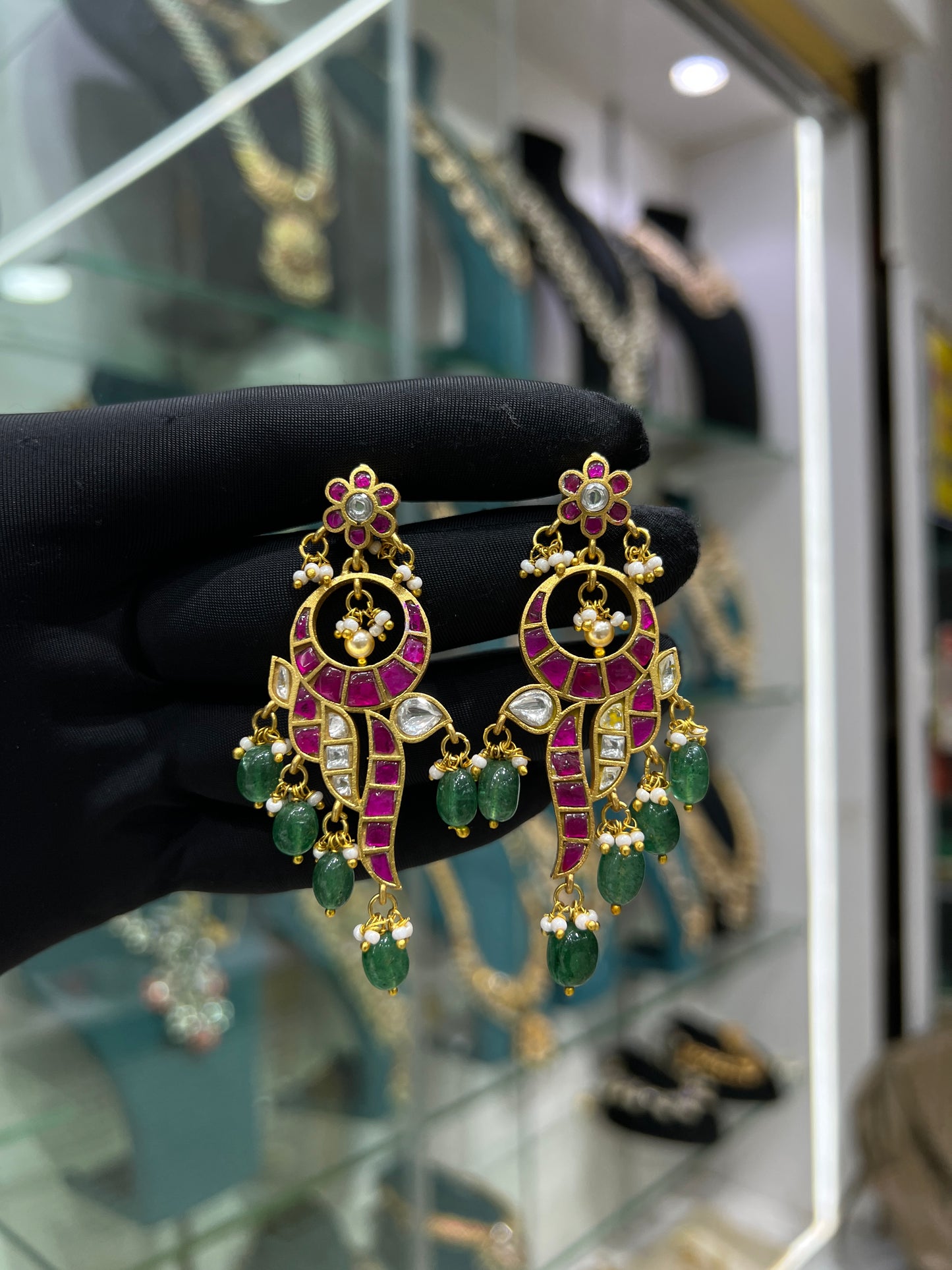Kundan earrings