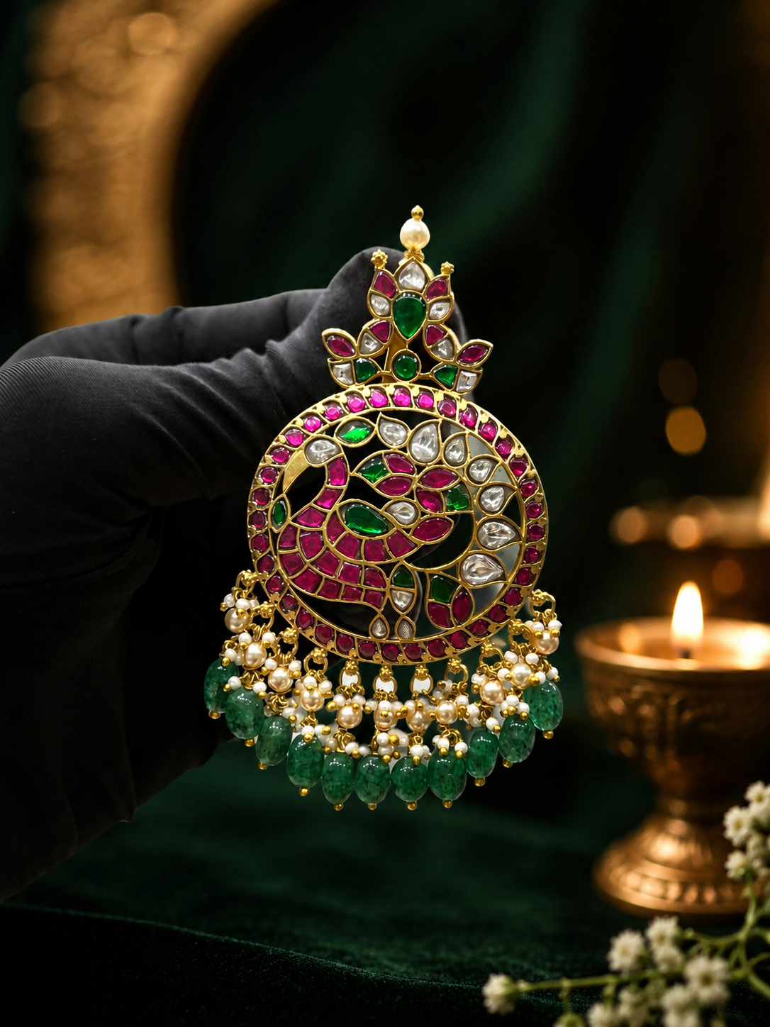Kundan locket