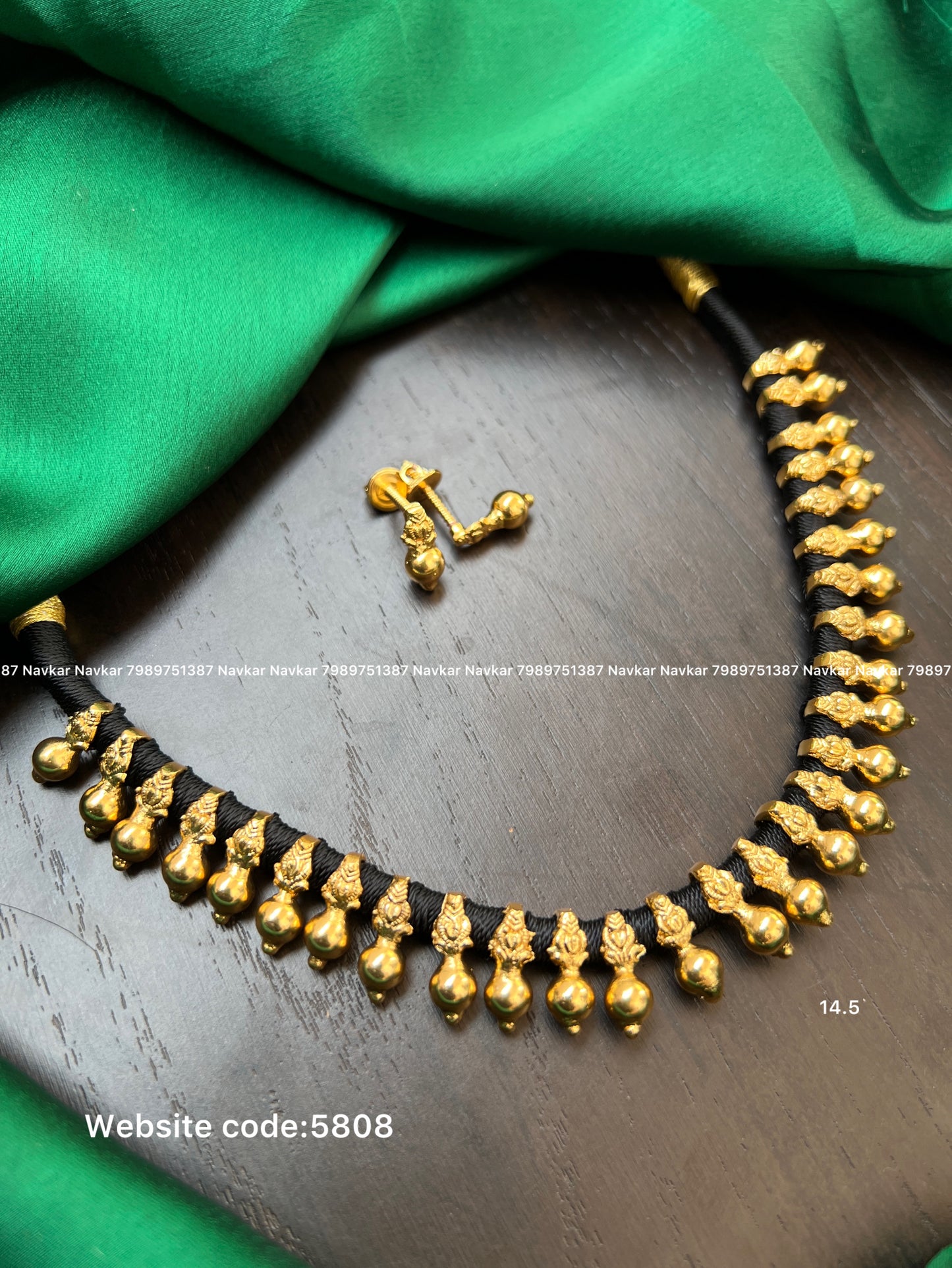Black beads