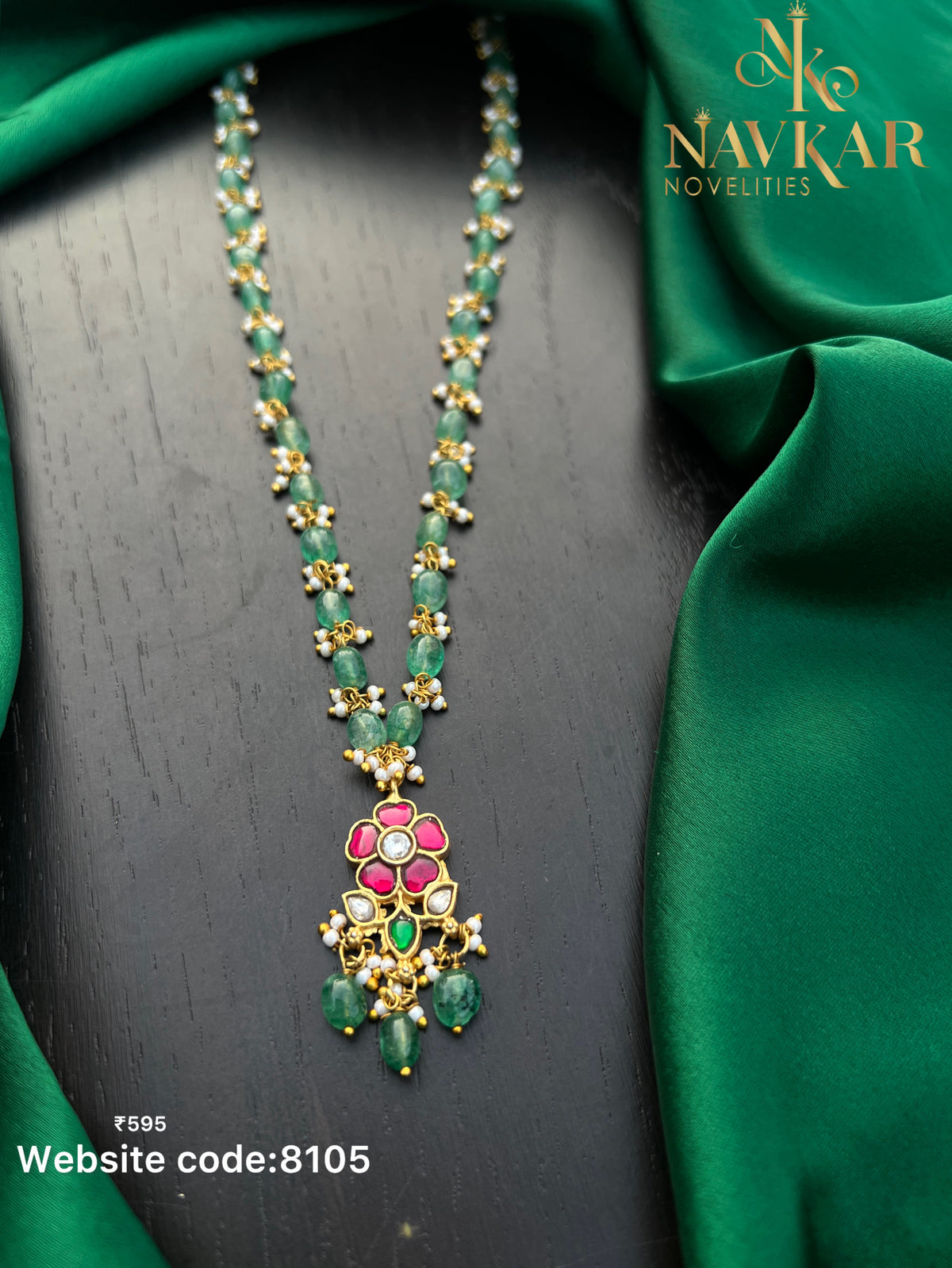 Kundan beads Necklace