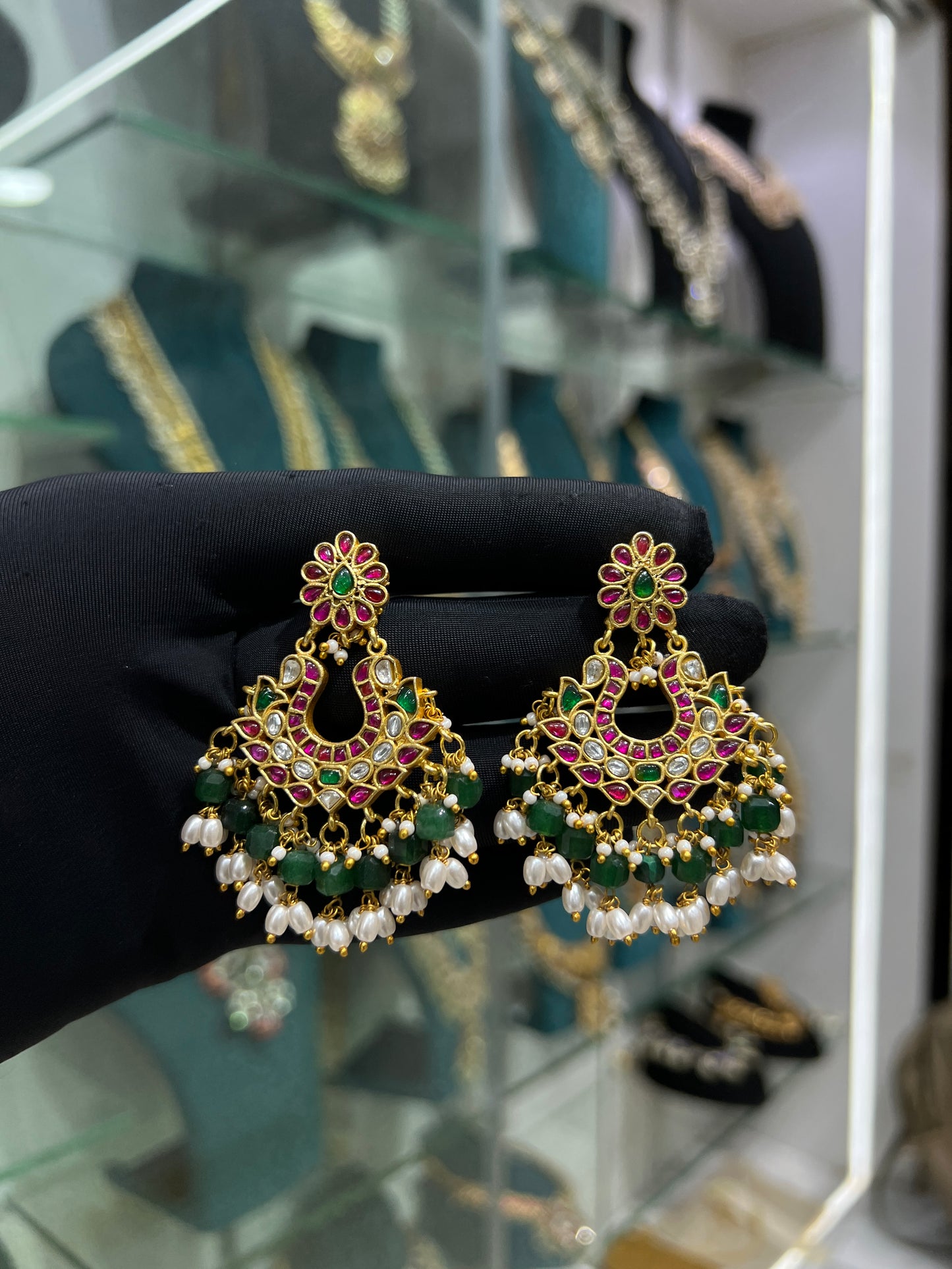 Kundan earrings