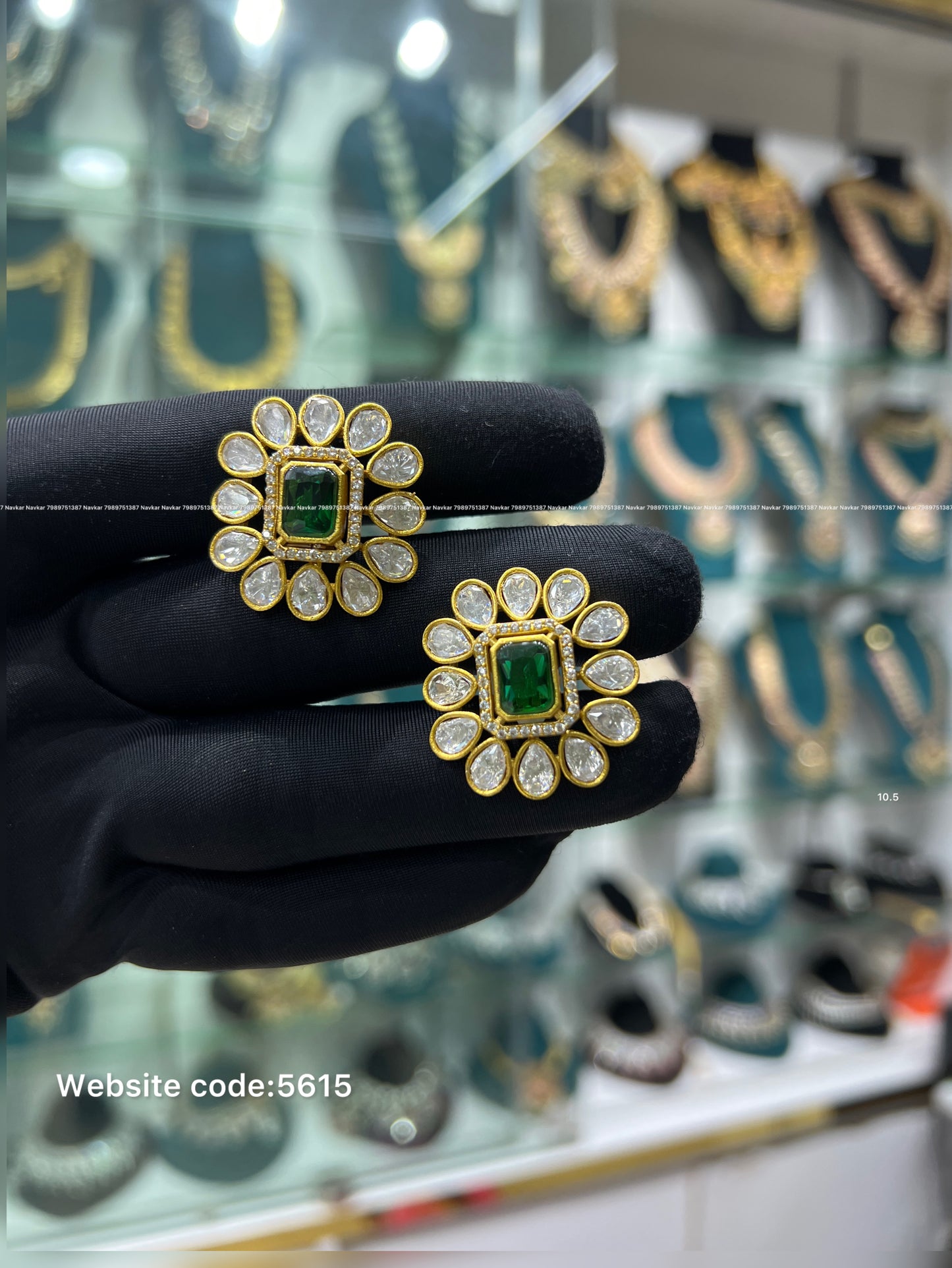 Mossonite earring