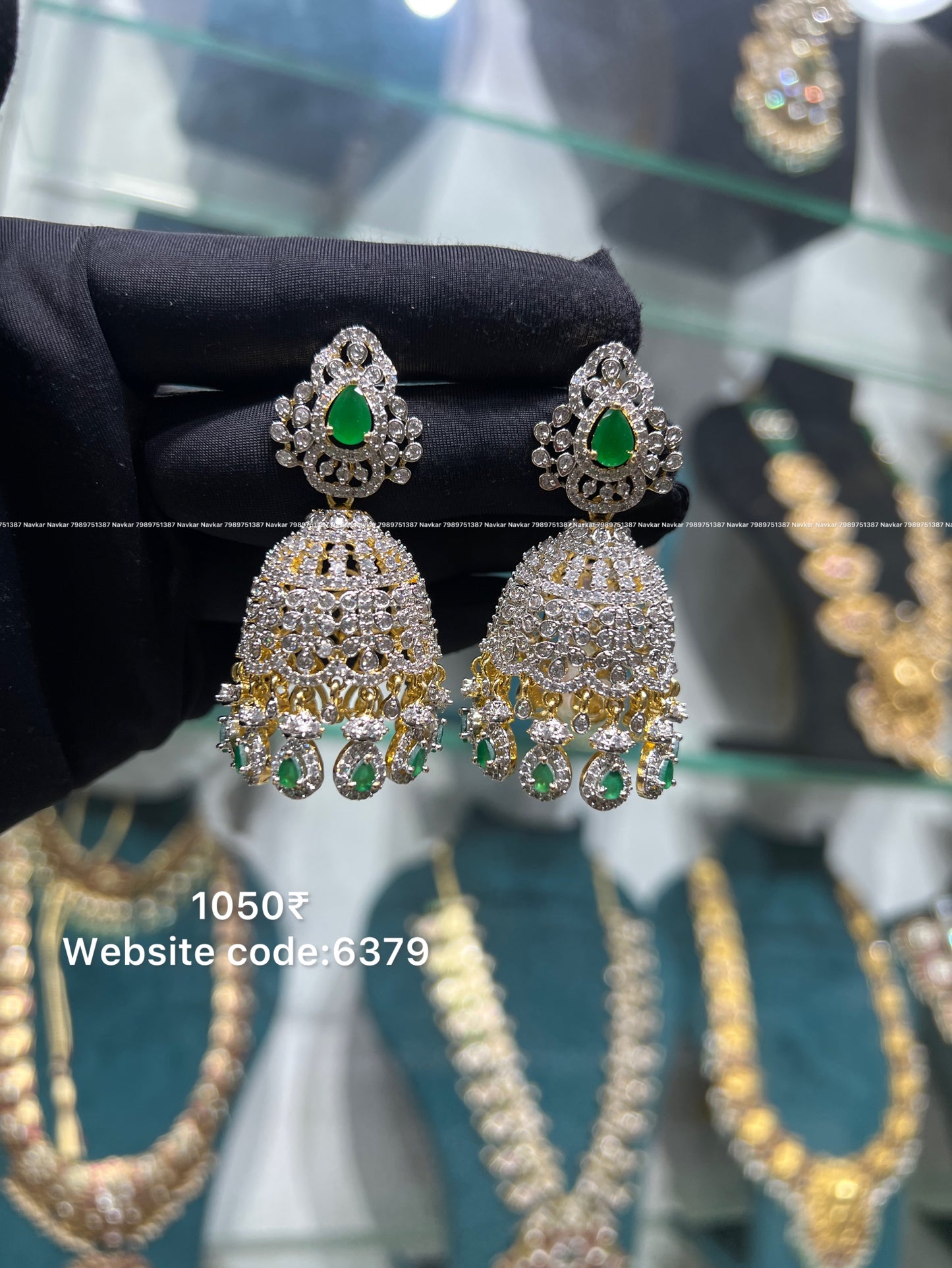 Cz earrings changebal
