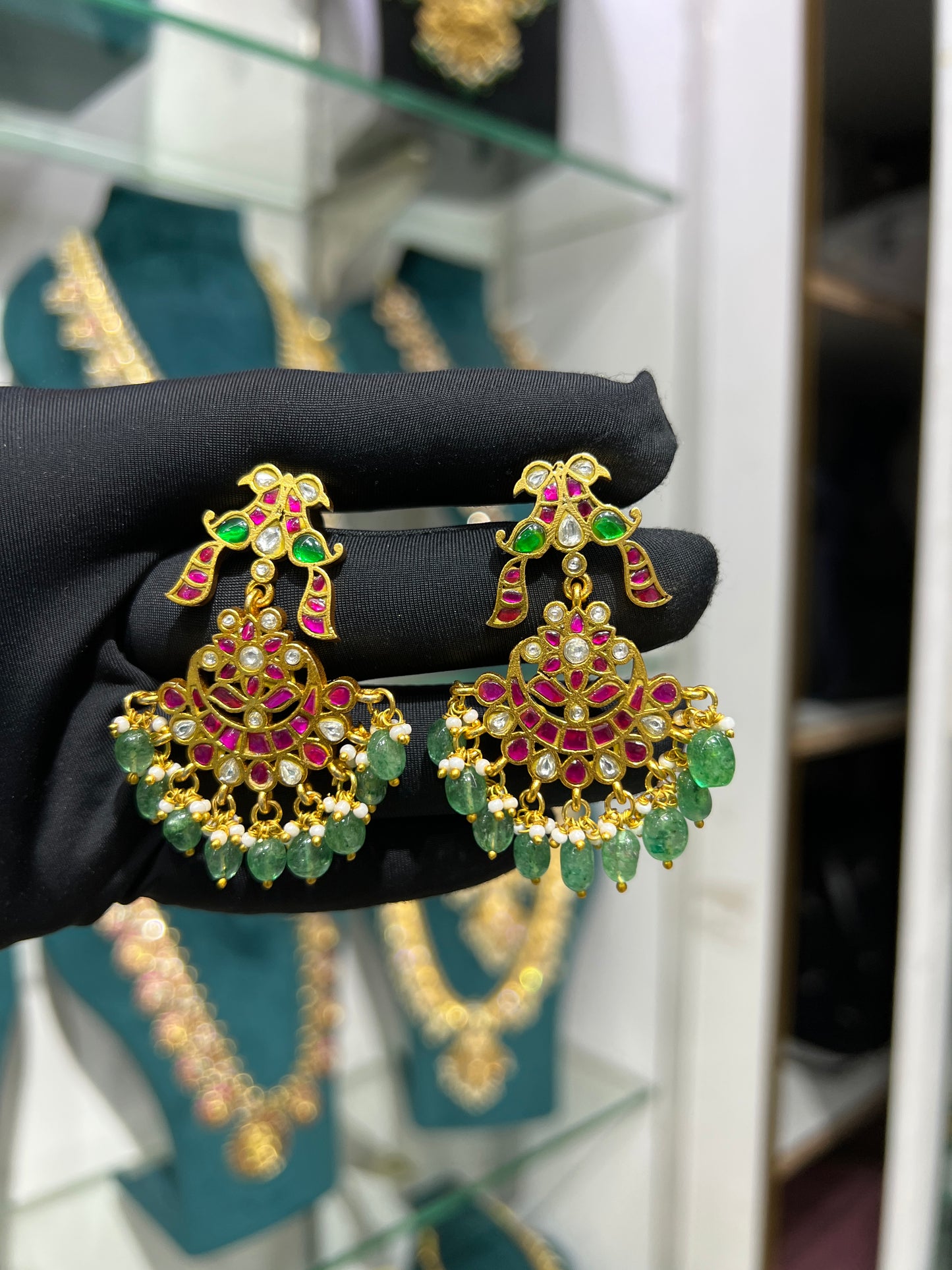 Kundan earrings