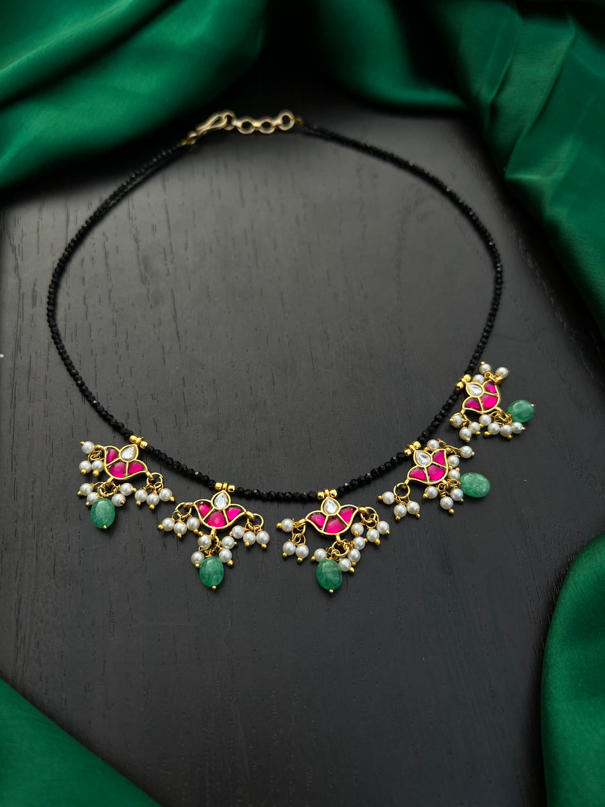 Black beads