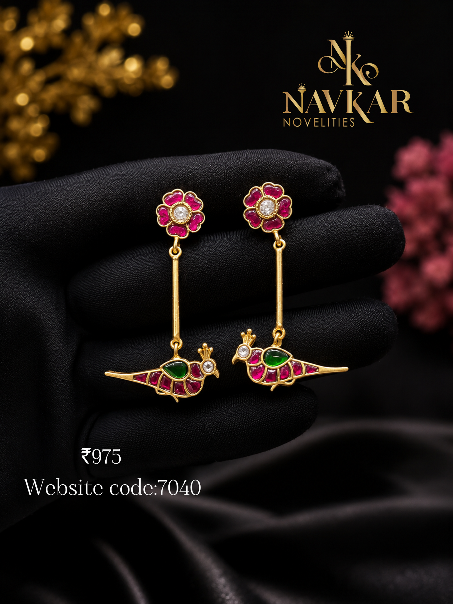 Kundan earring