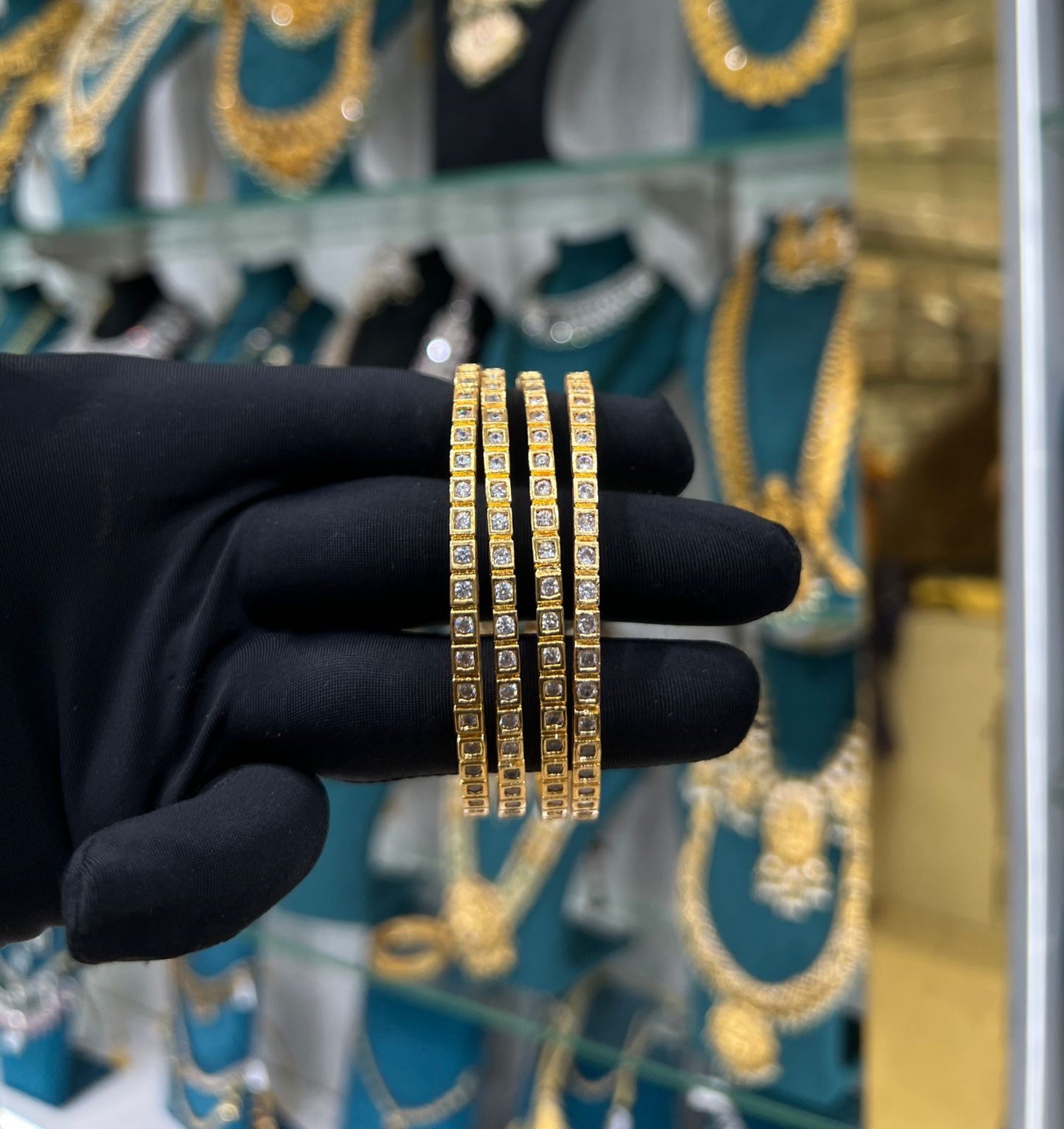 Stone bangles