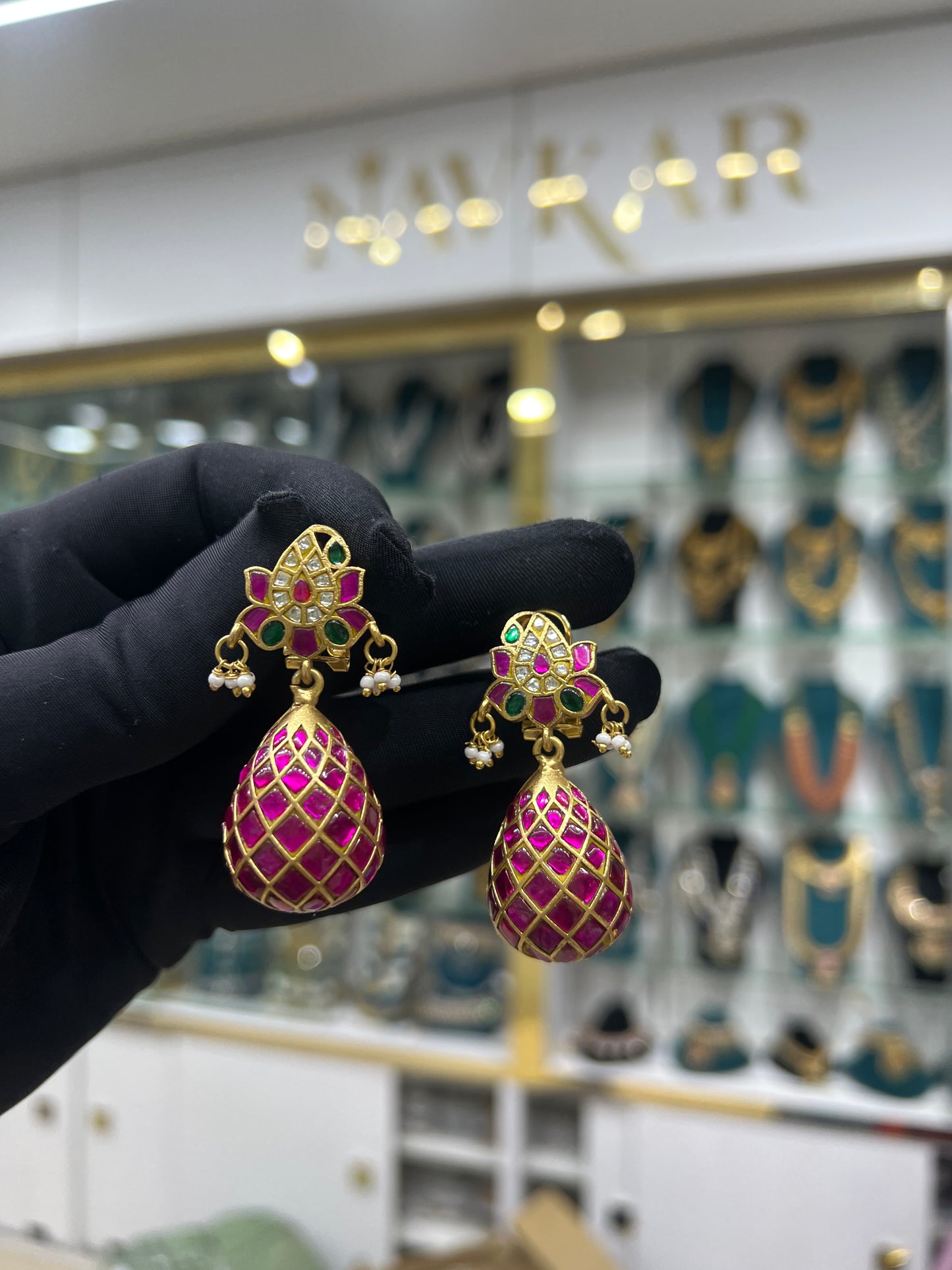 Kundan earring