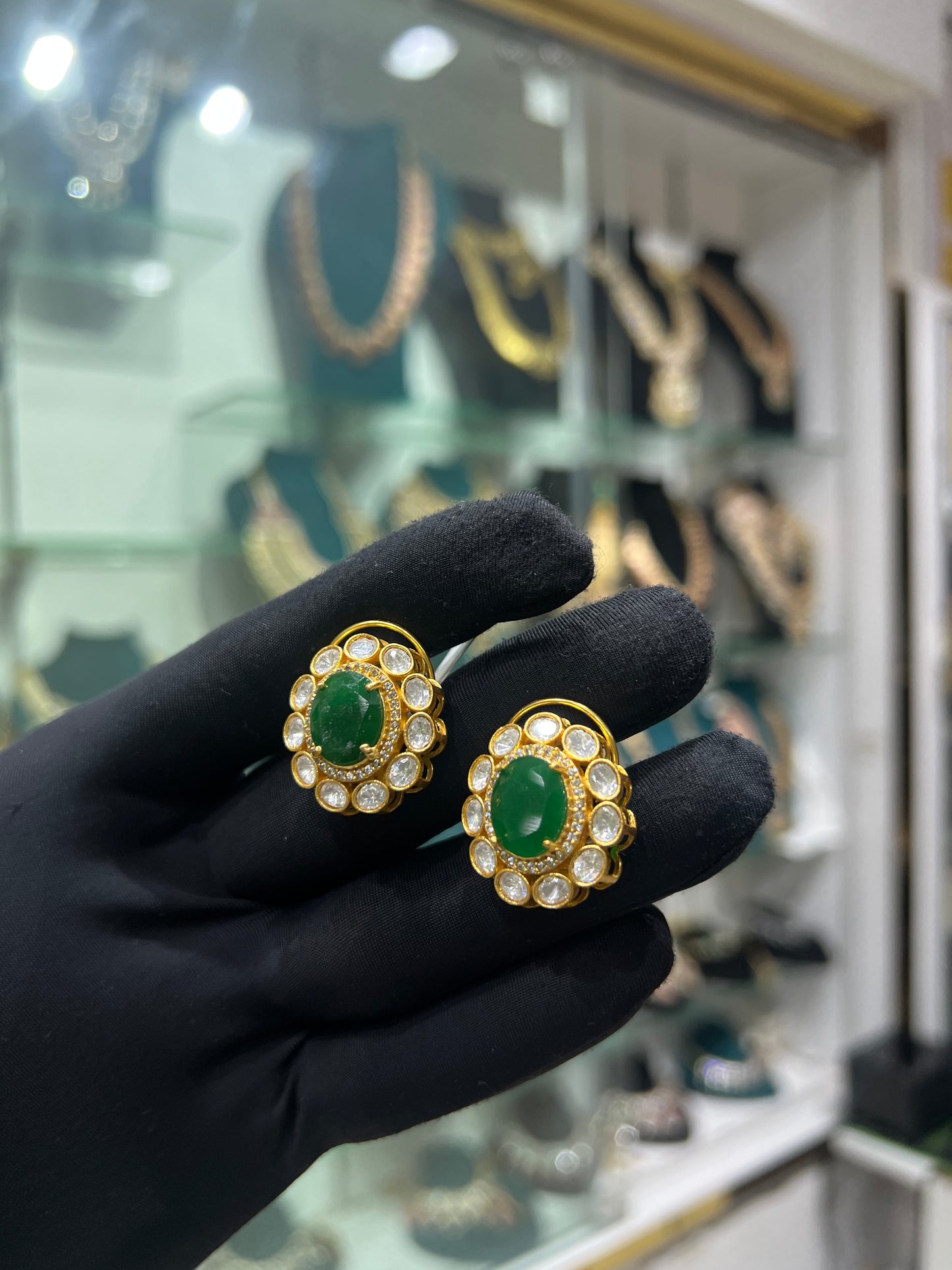 Mossonite earring