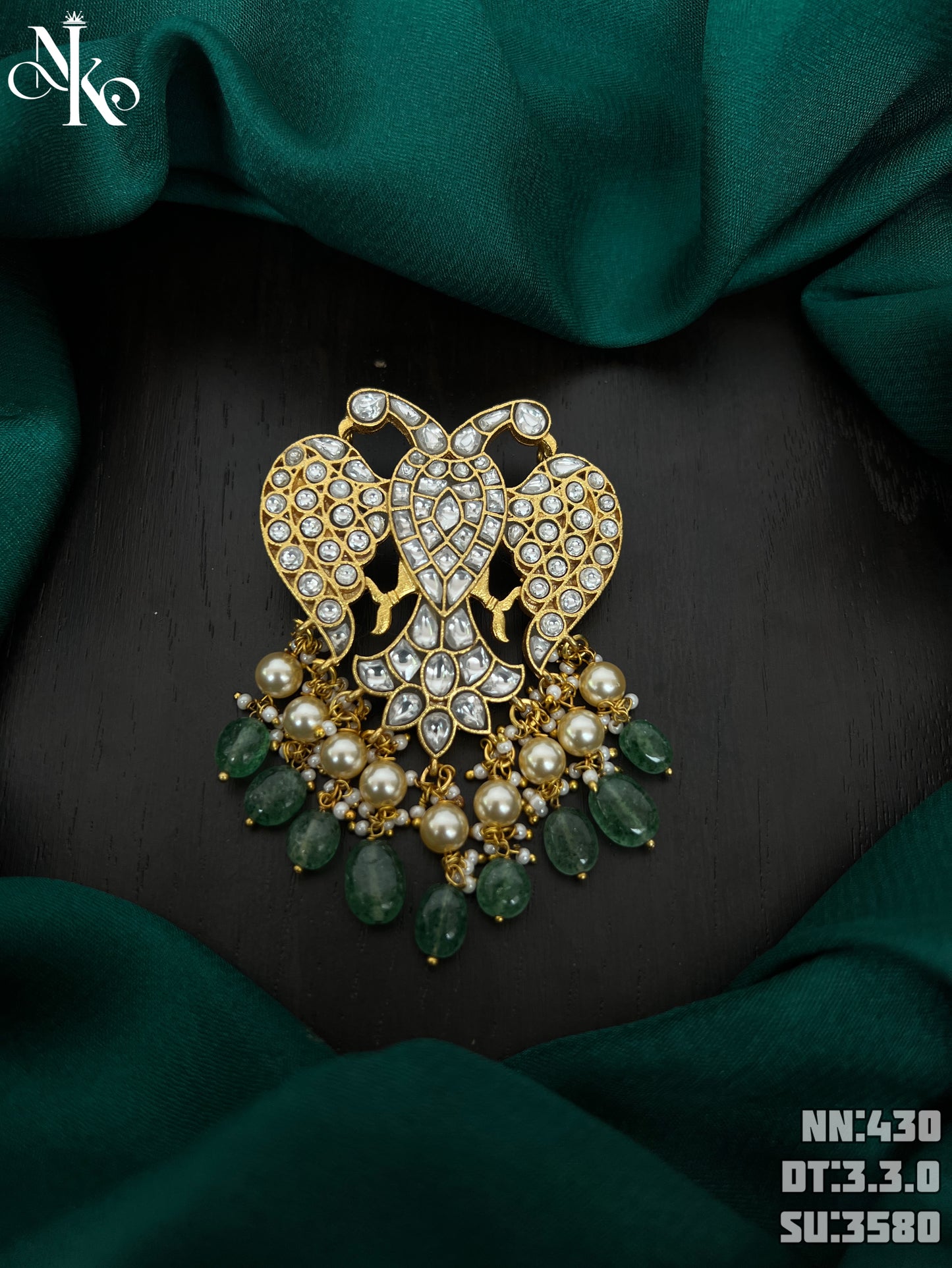 Garuda mossonite locket