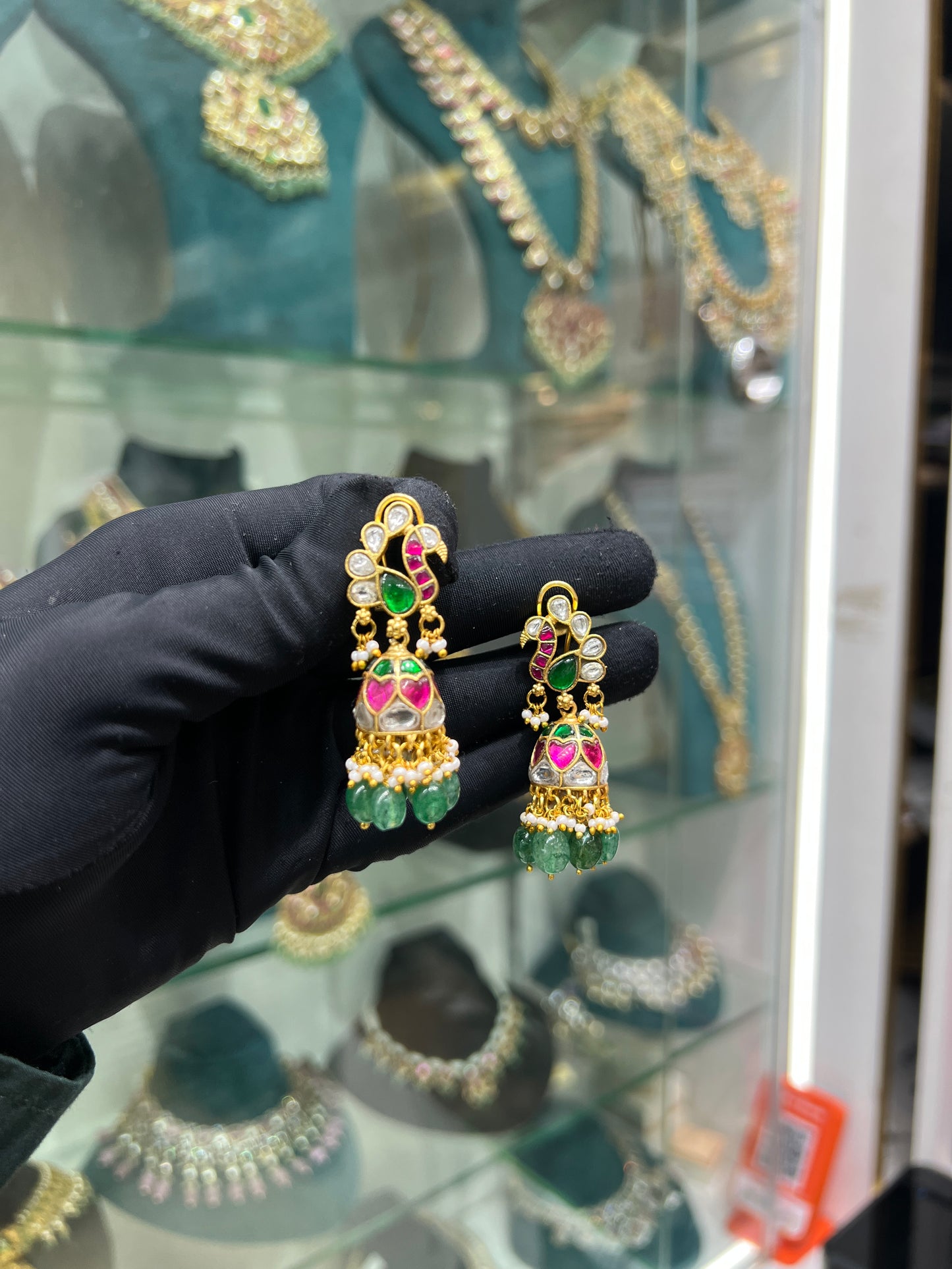 Kundan earrings