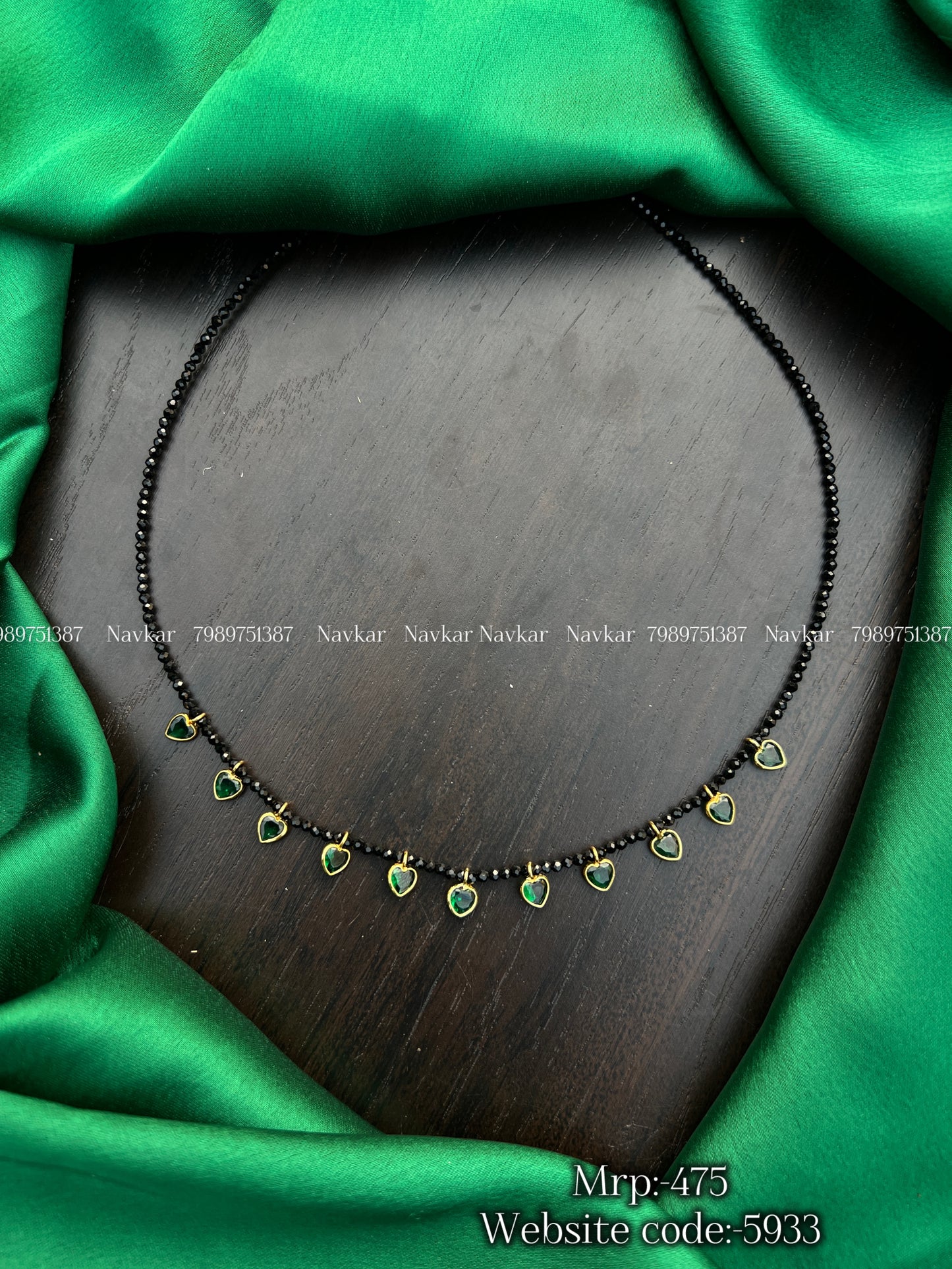Black beads