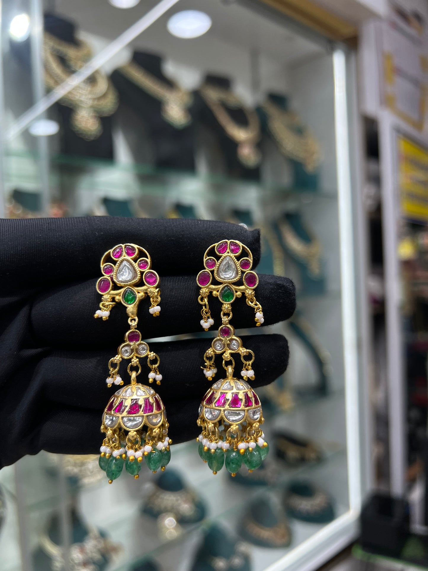 Kundan earring