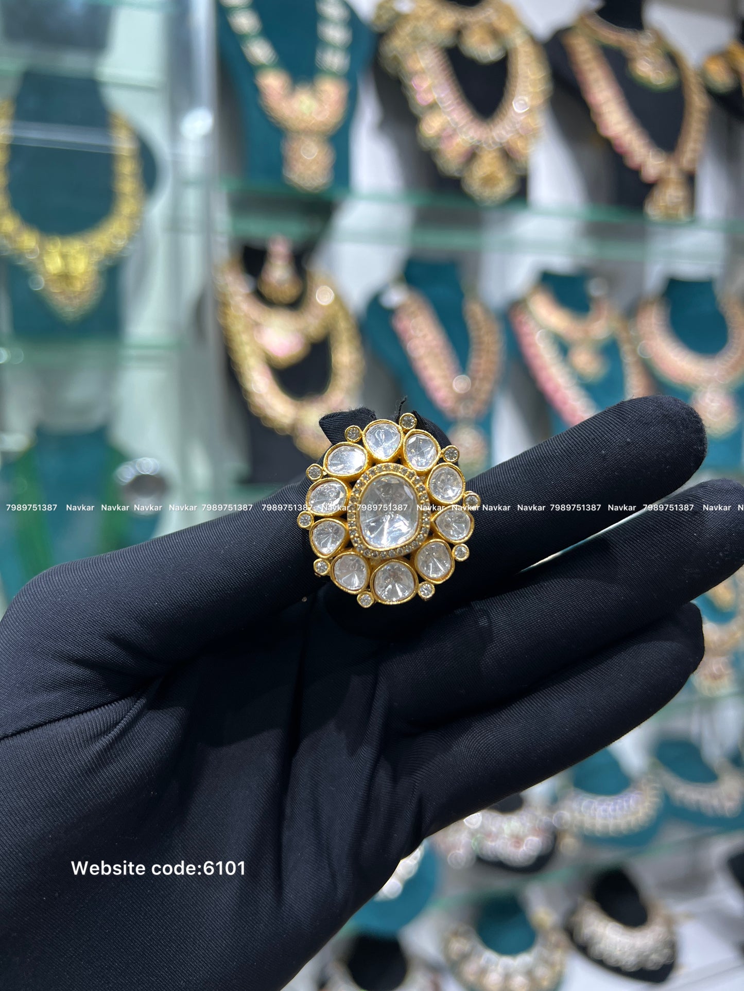 Mossonite locket