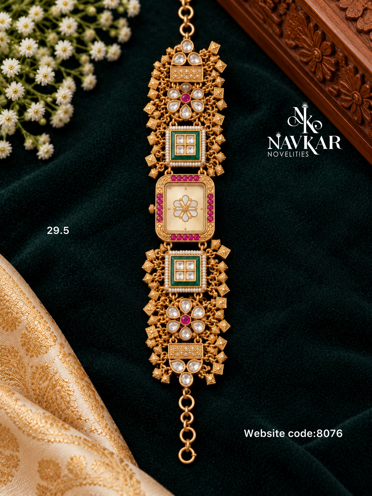 Kundan Nagshi Watch