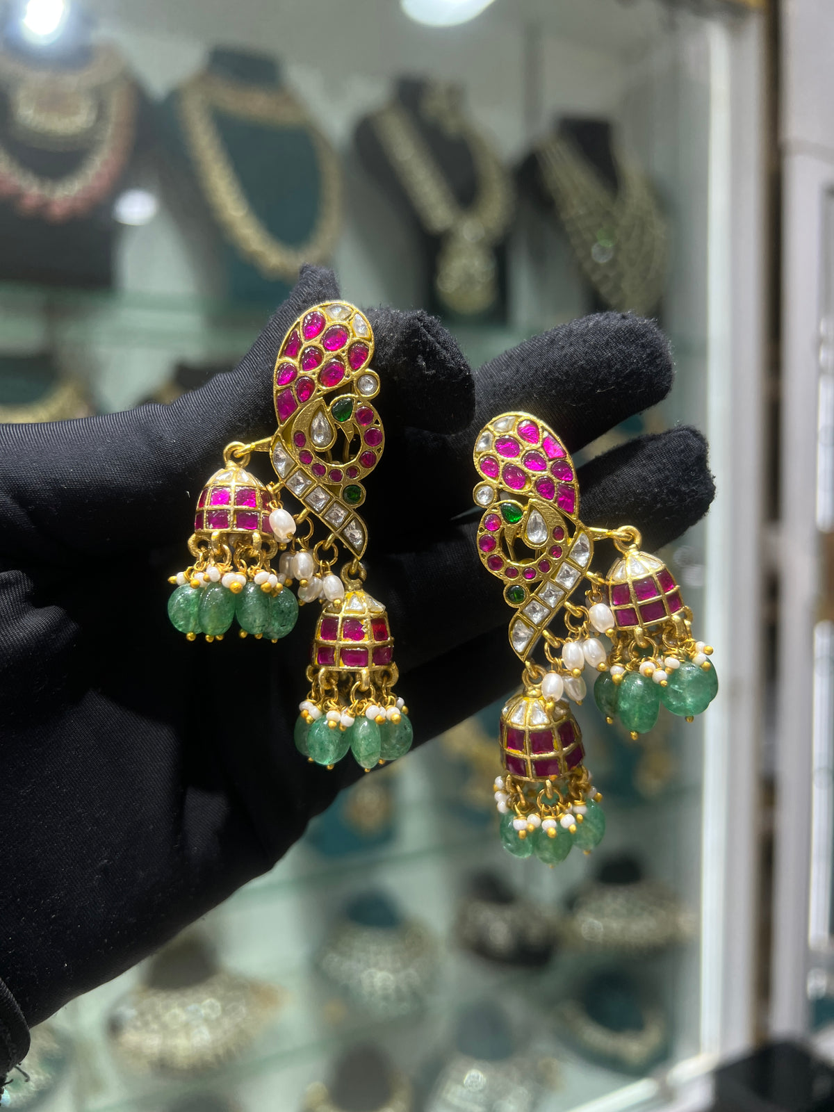 Kundan earring