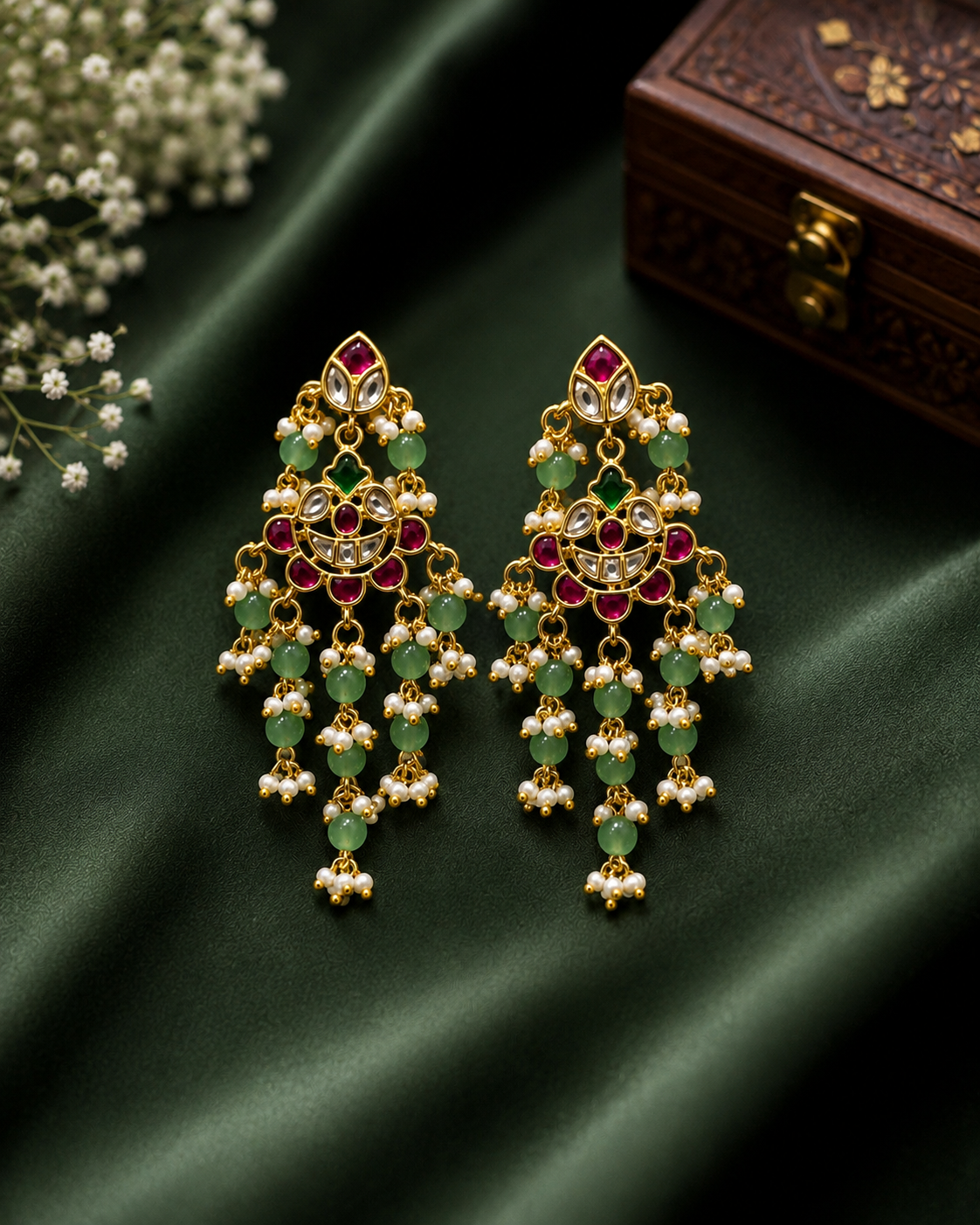 Kundan earring