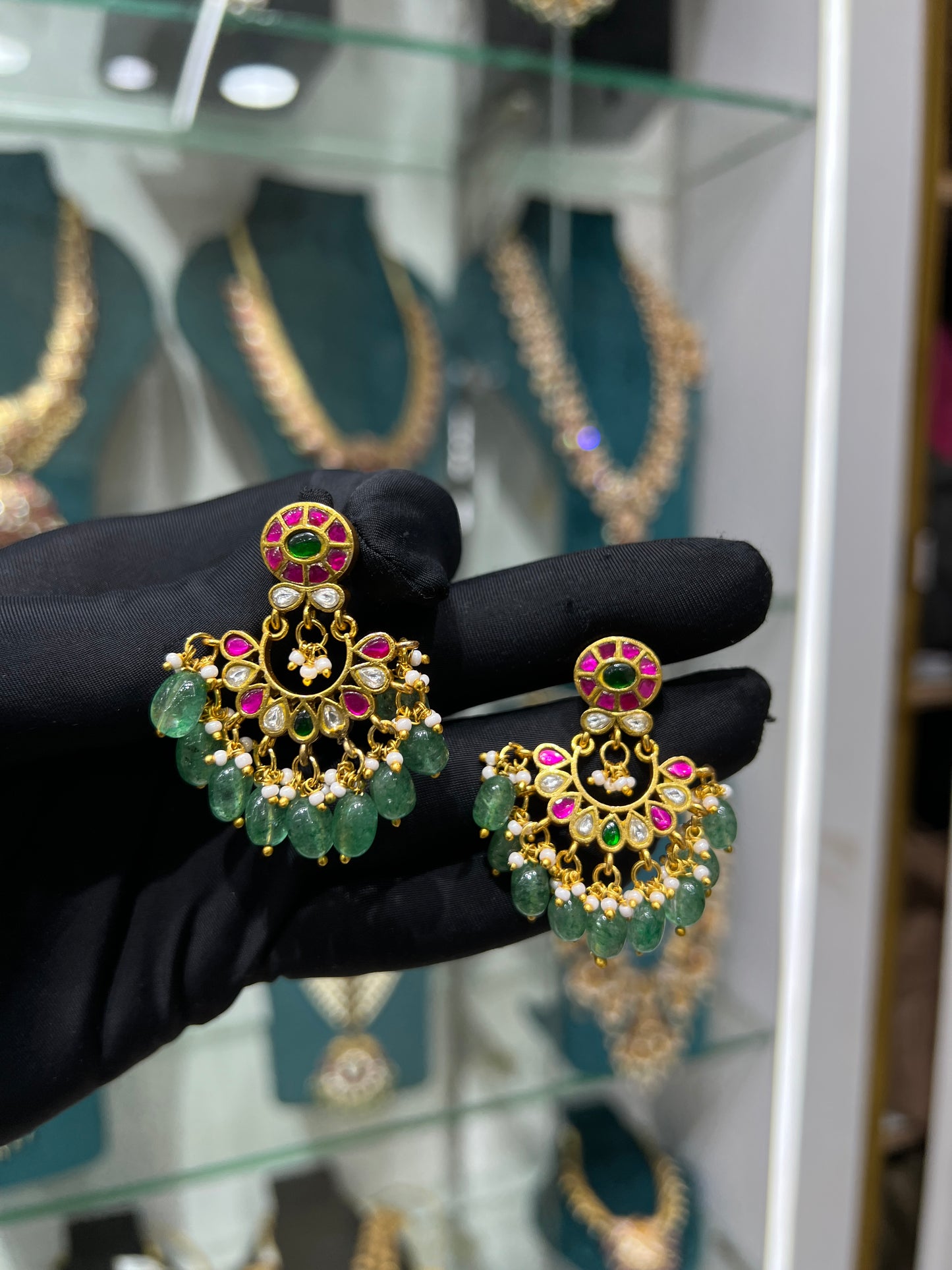 Kundan earrings