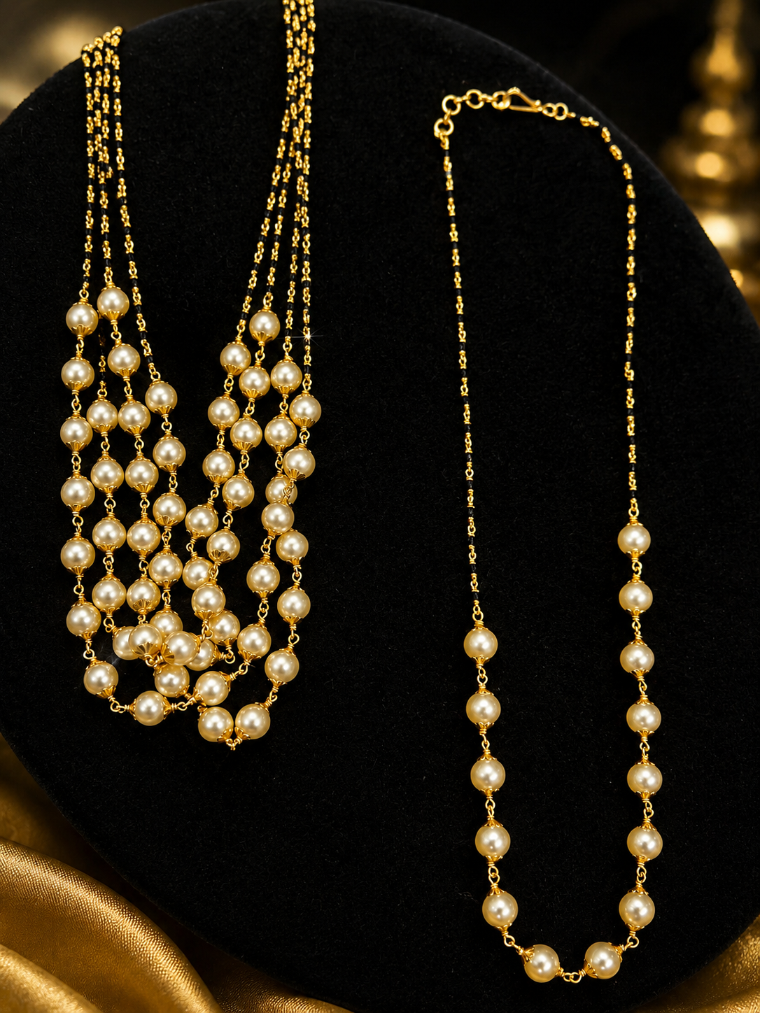 Black beads