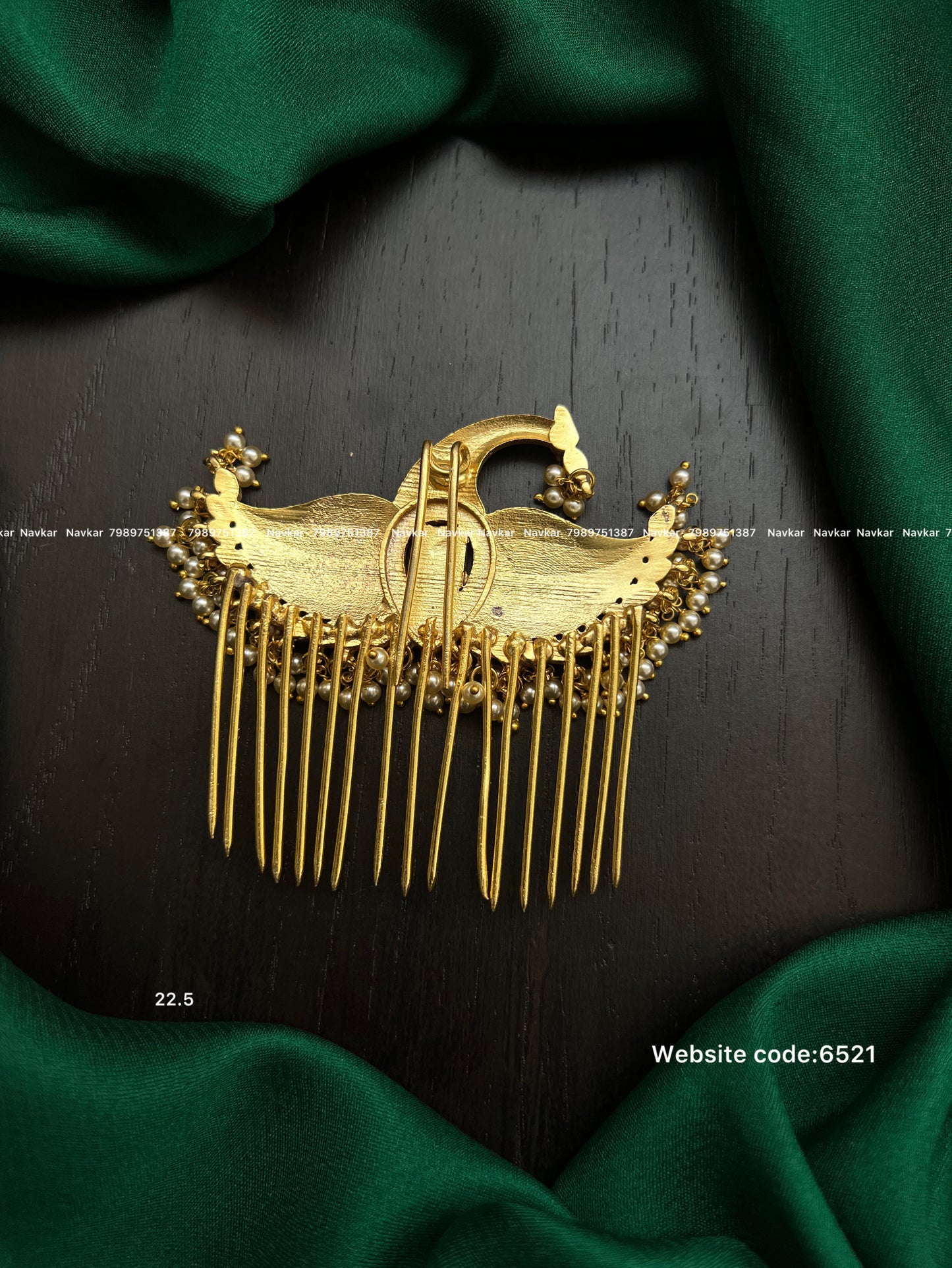 Kundan hairpin 
