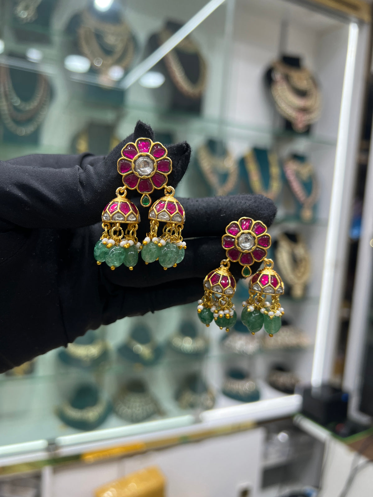 Kundan earring