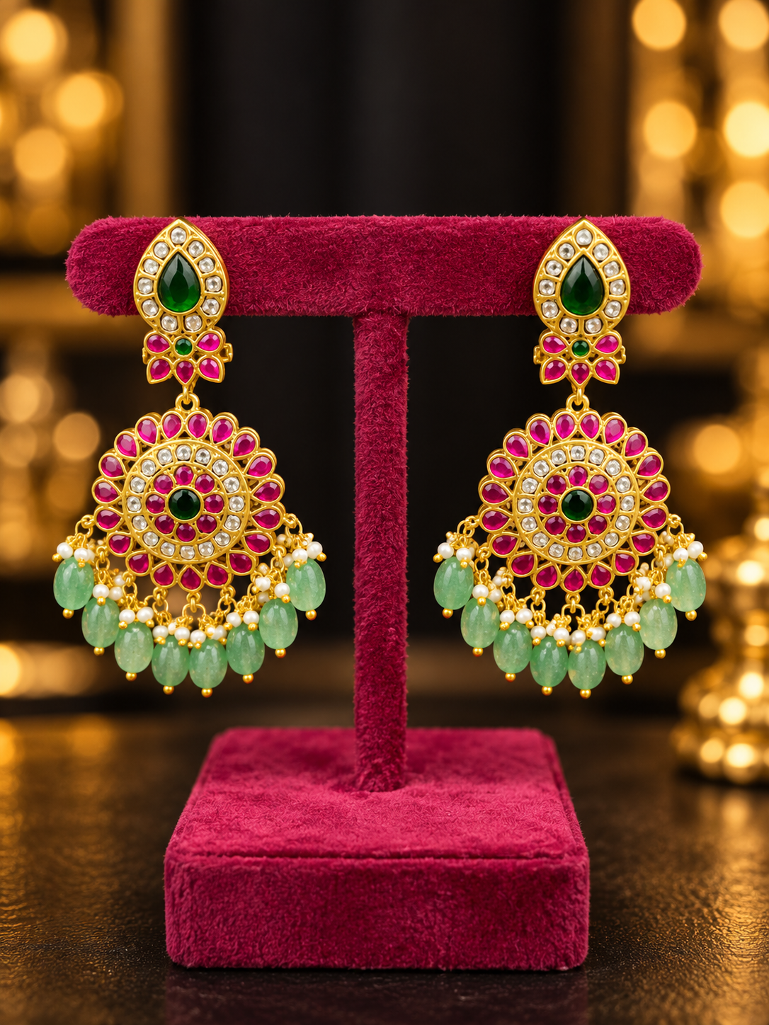 Kundan earrings