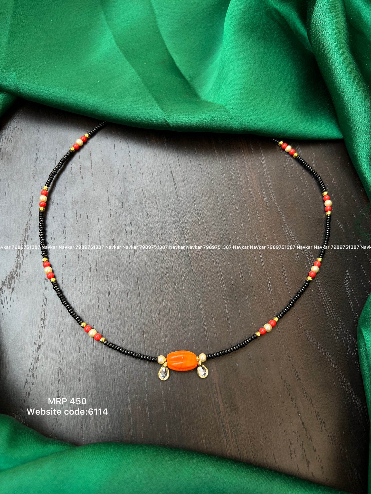 Black beads