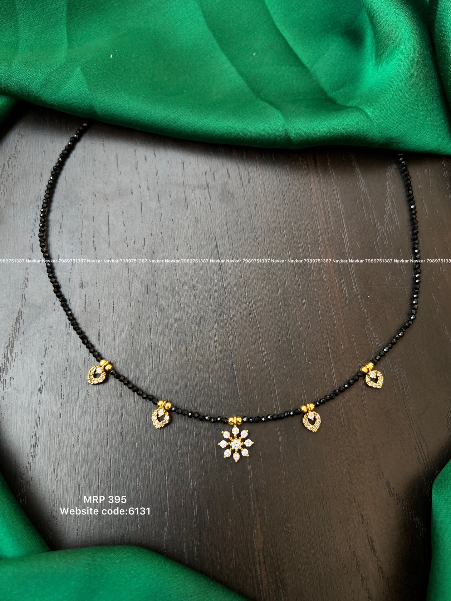 Black beads