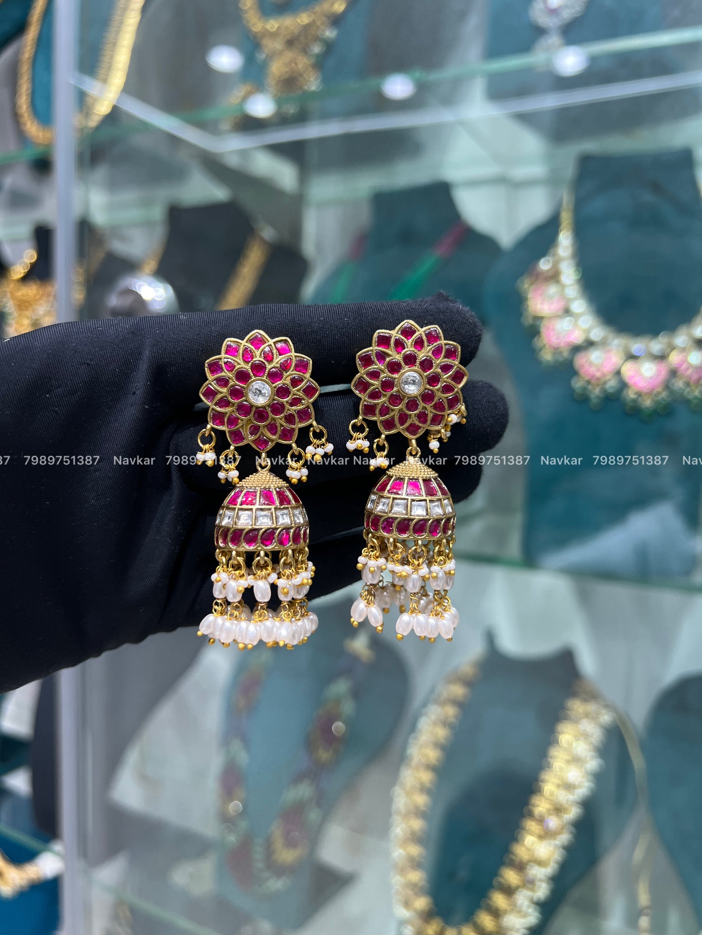 Kundan earrings