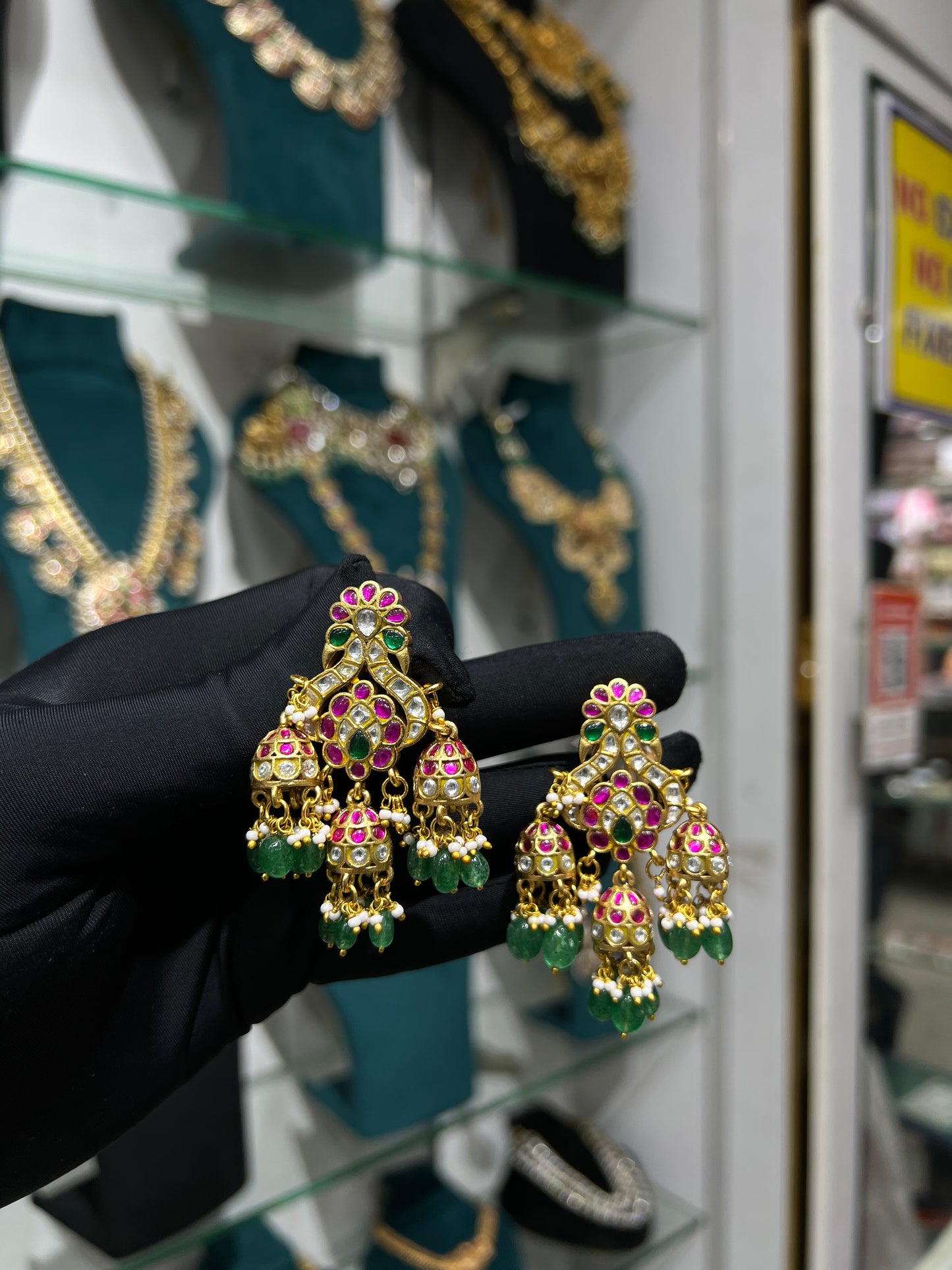 Kundan earrings