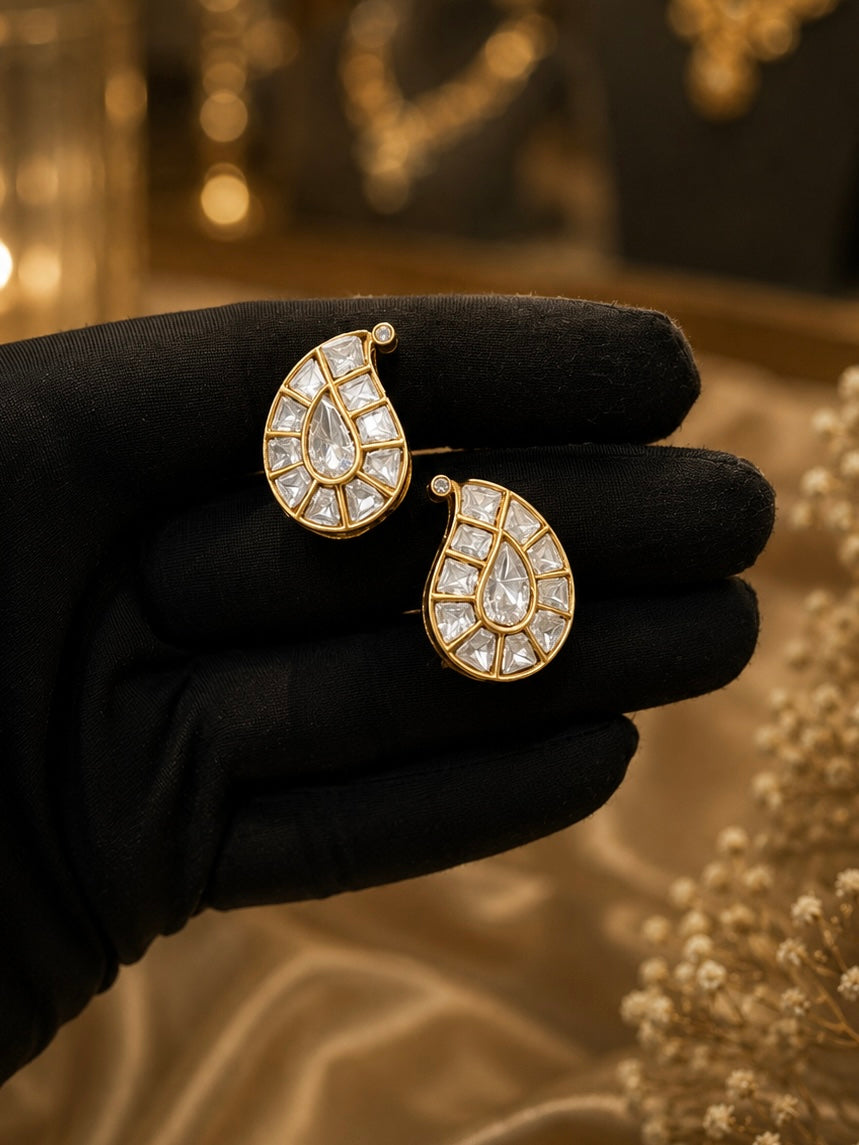 Mossonite earring