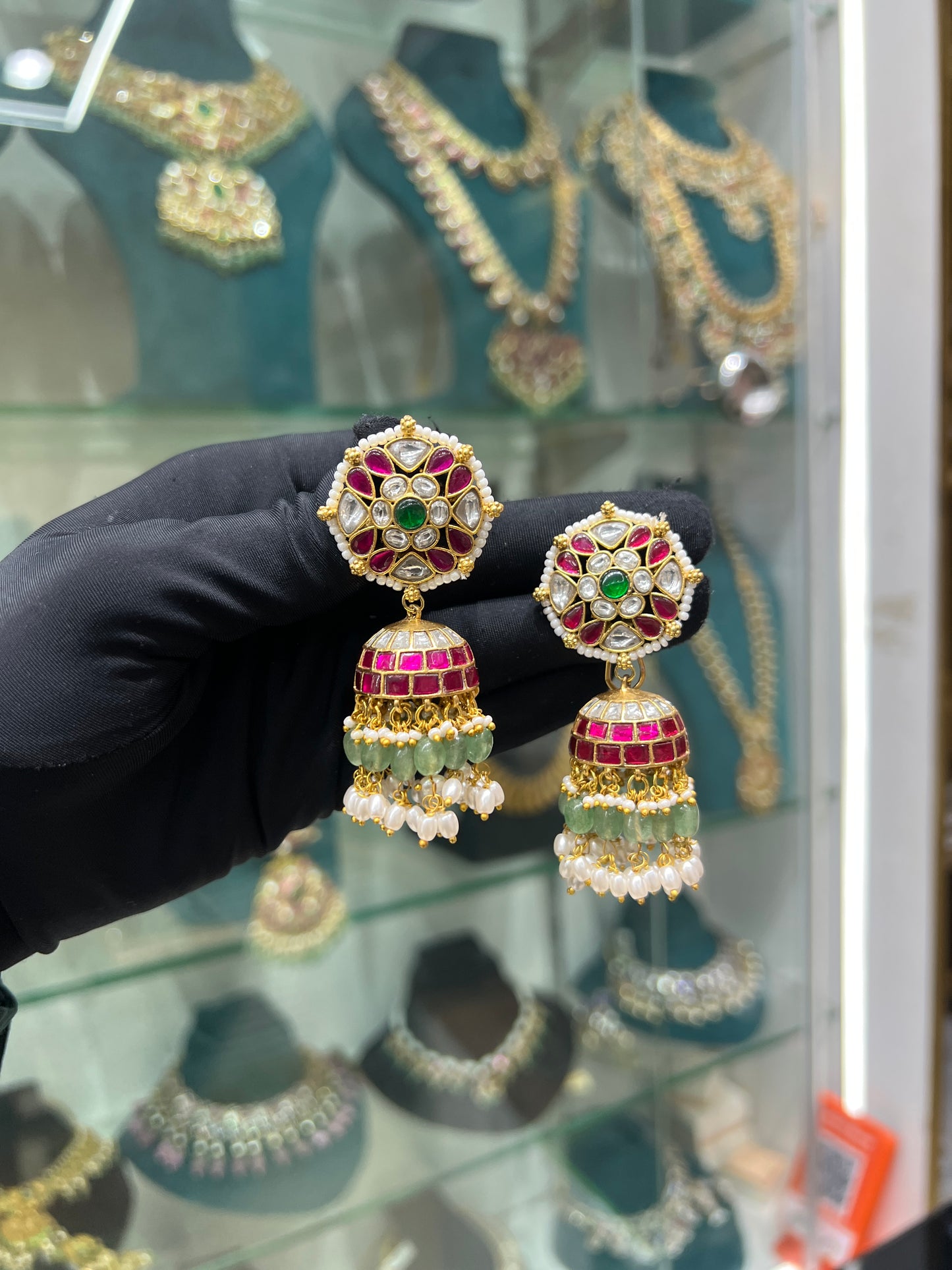 Kundan earrings