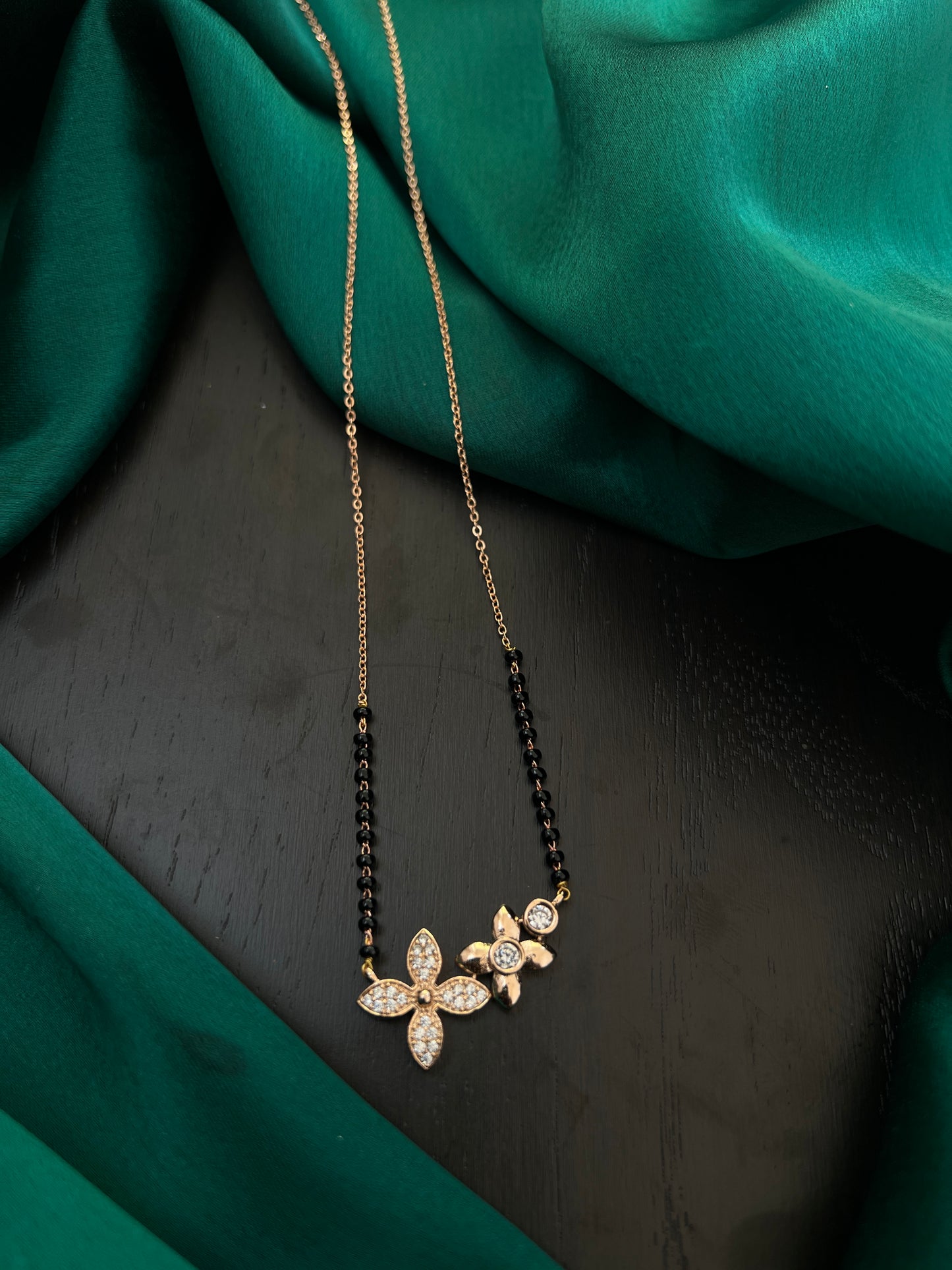Black beads