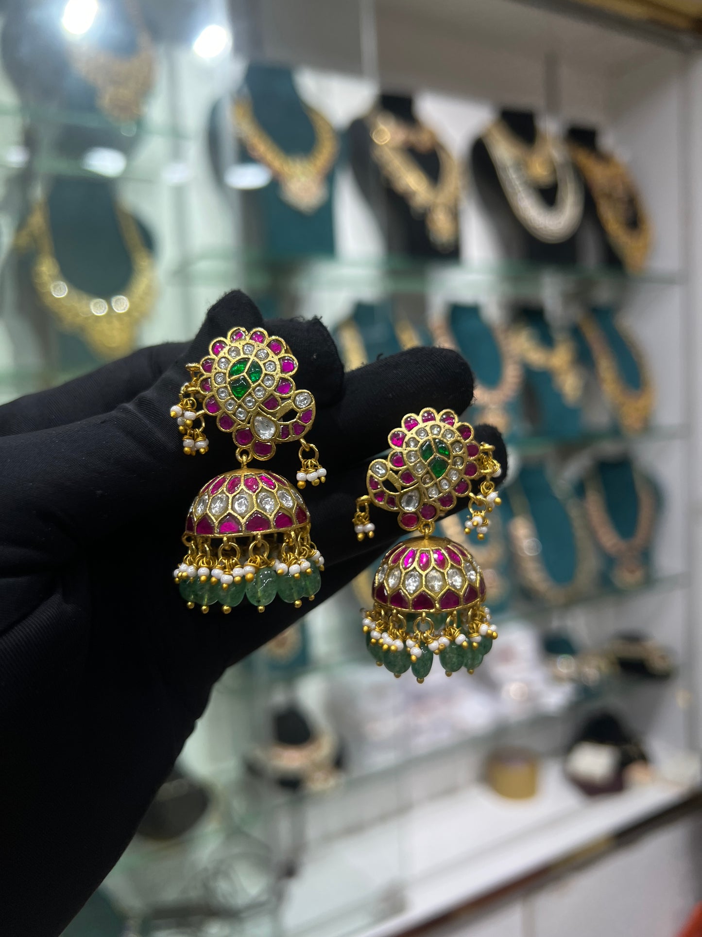Kundan earrings
