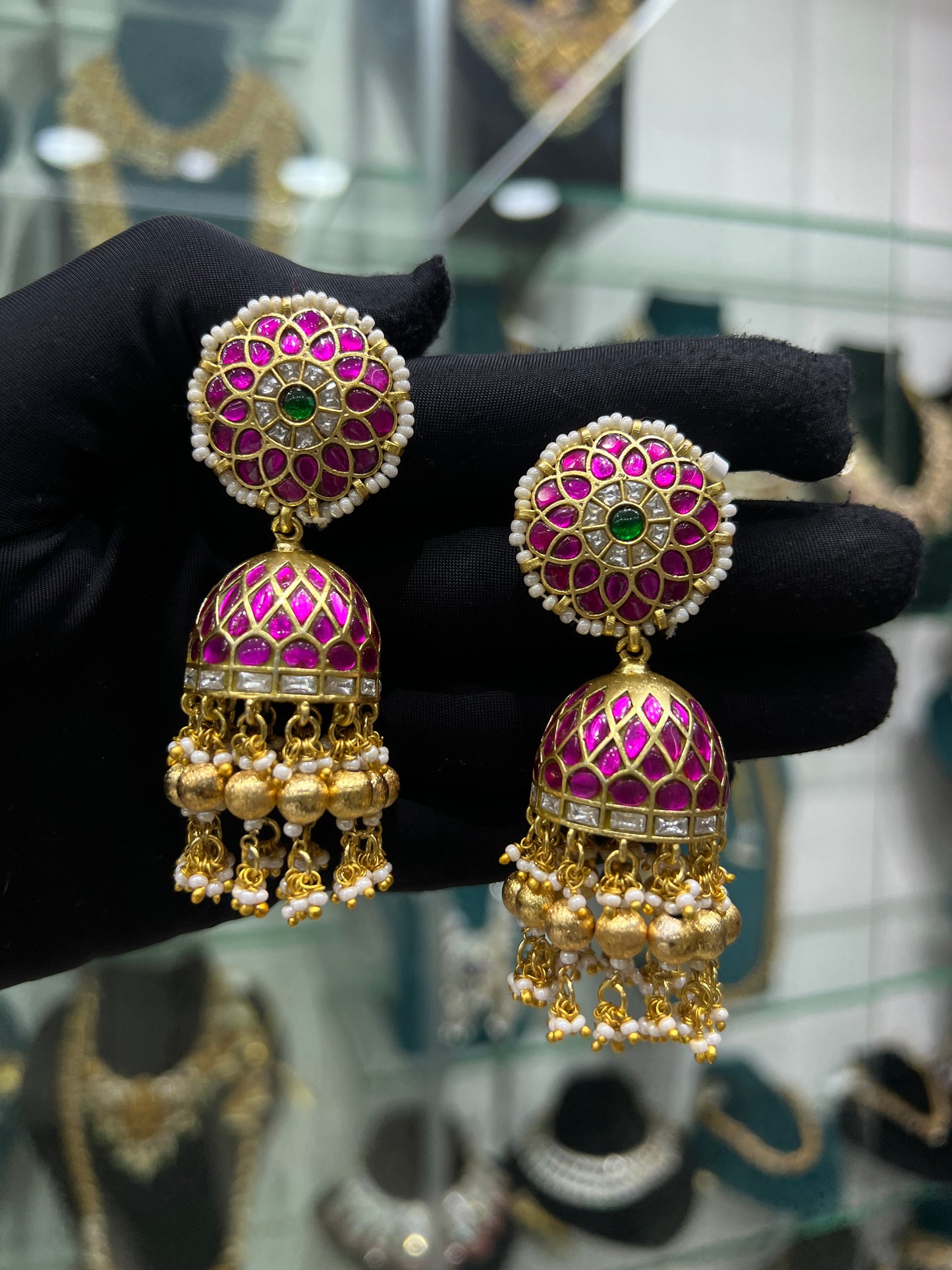 Kundan earrings