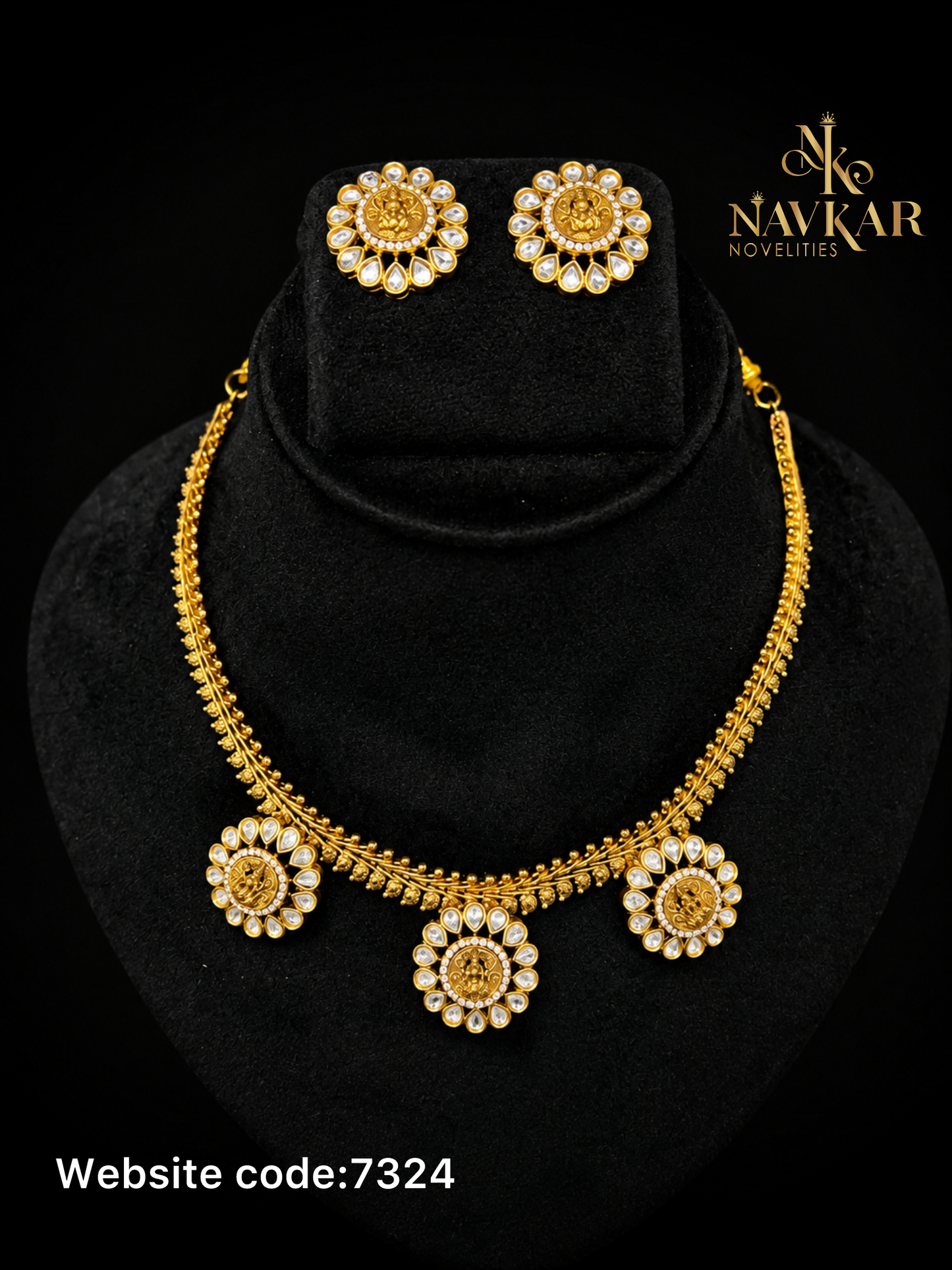 Kundan Nagshi necklace