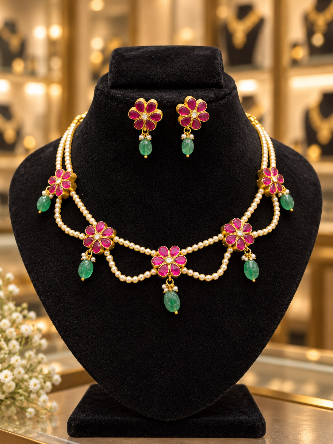 Kundan necklace