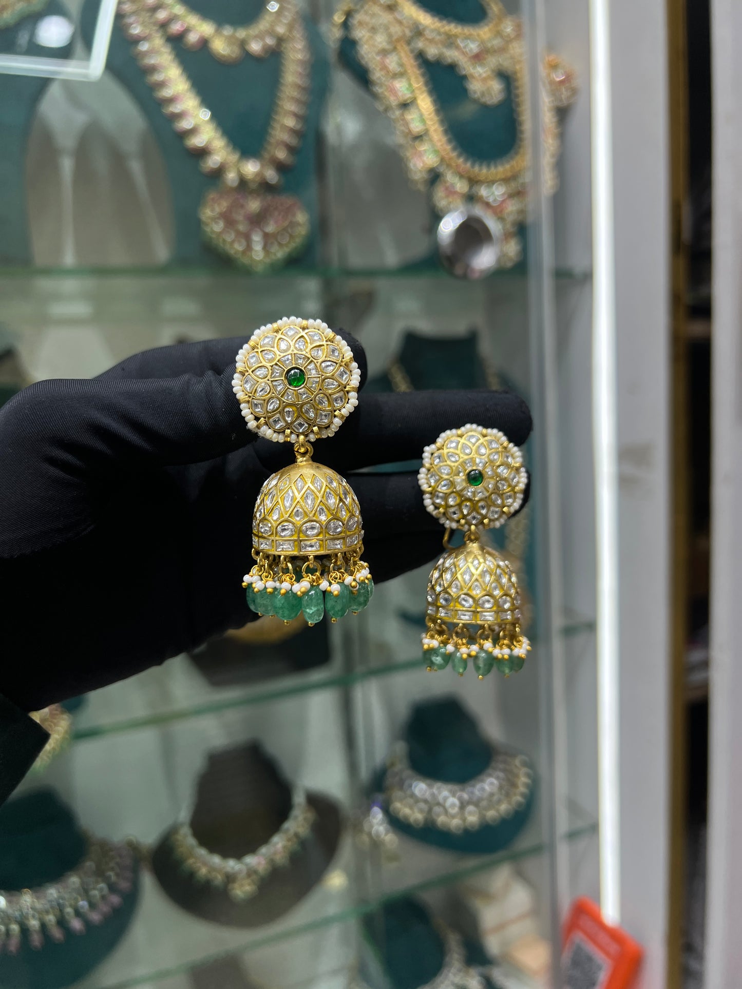 Kundan earrings