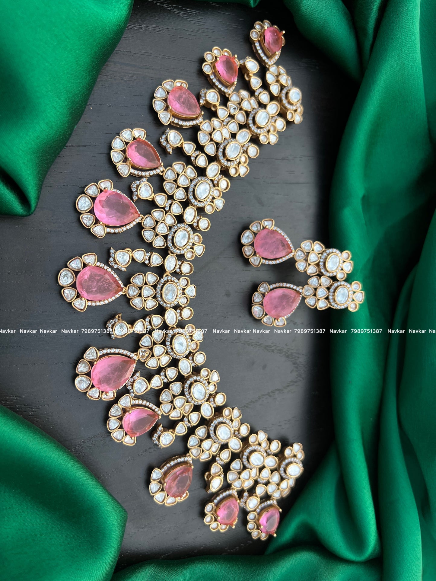 Mossonite necklace