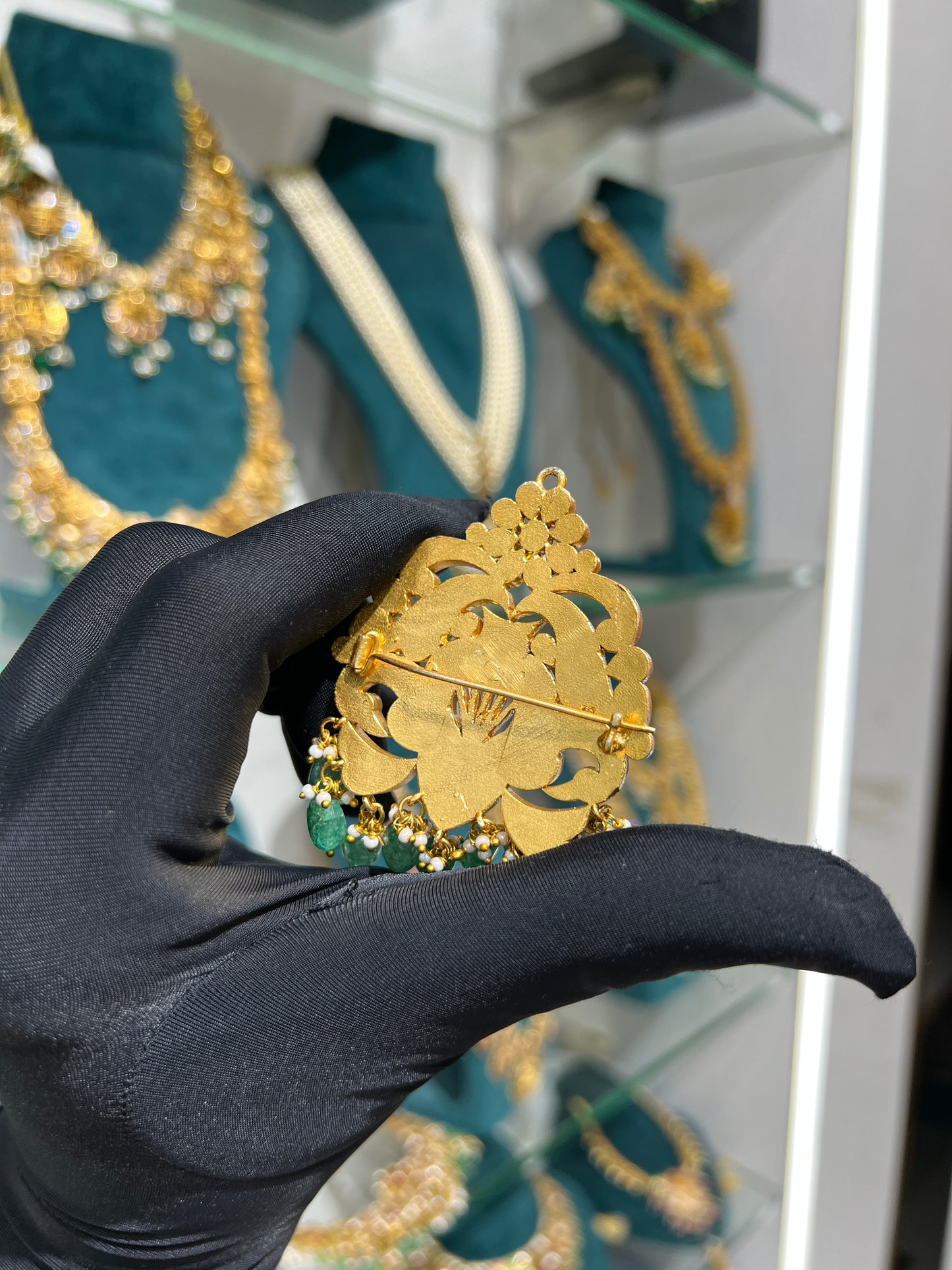 3 in 1 jadaukundan Kanti Necklace